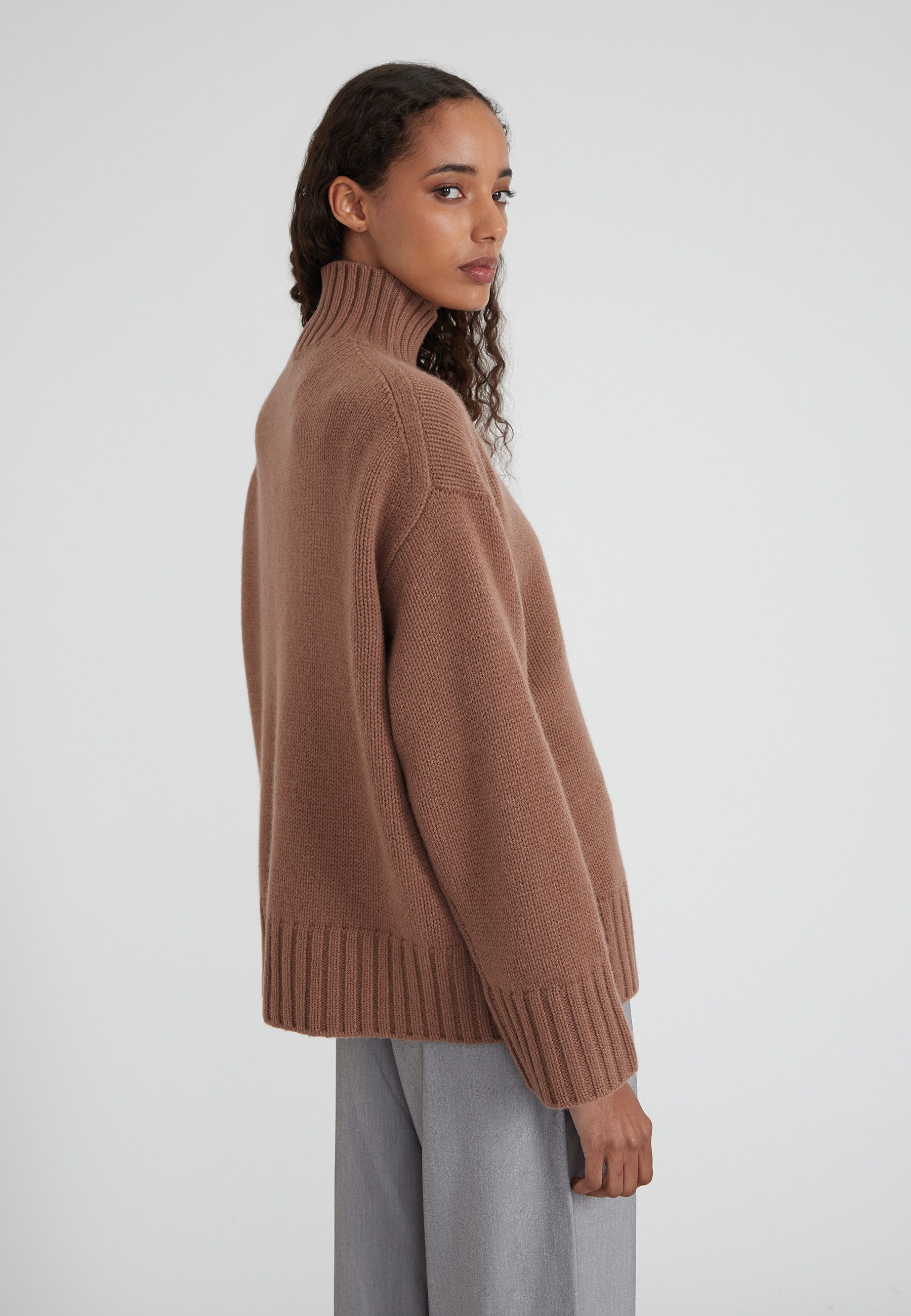 Style Republic Rollkragenpullover Merino-Kaschmir Gemisch OVERSIZED BOXY günstig online kaufen