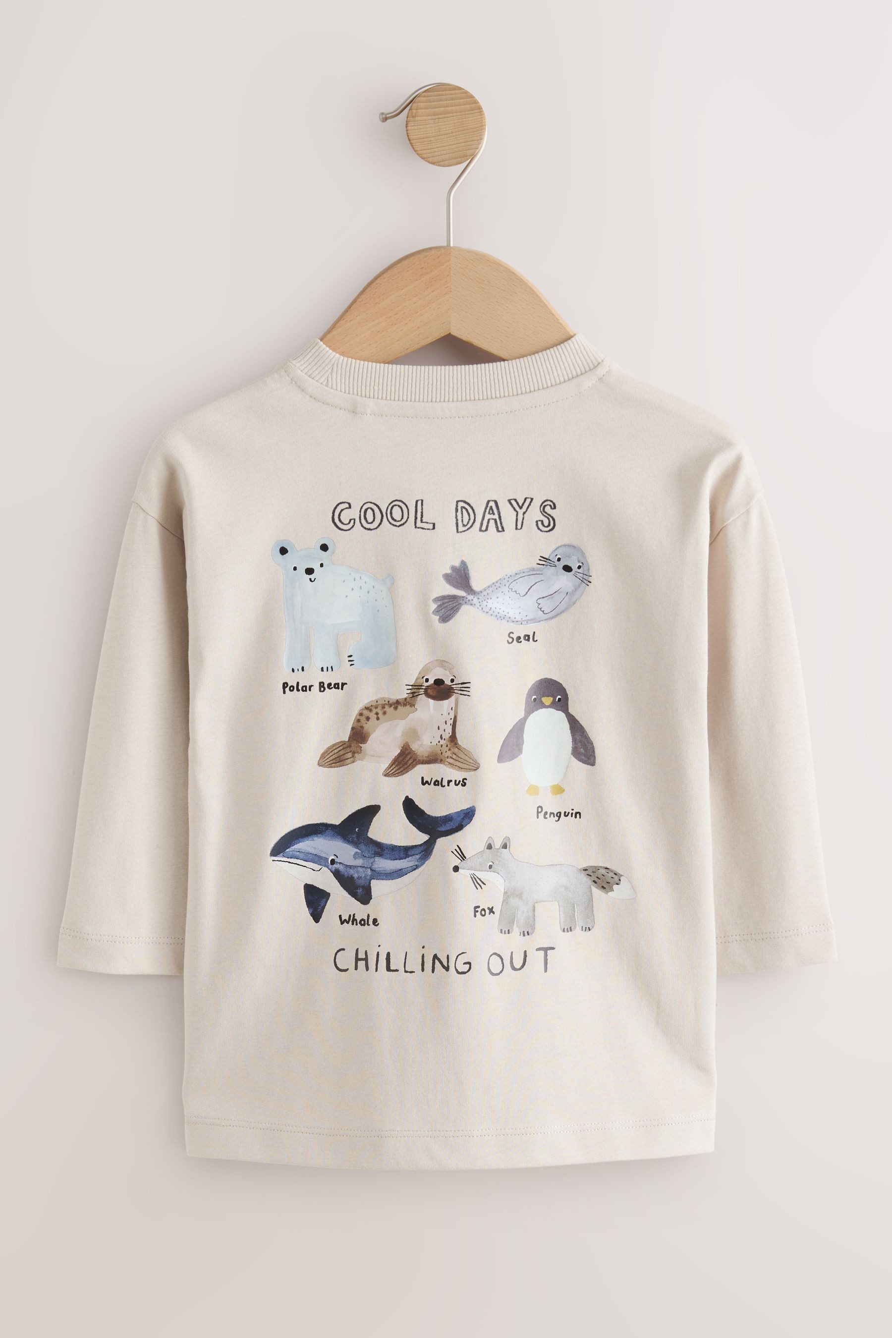 Next Langarmshirt Langarmshirt mit Rückenprint (1-tlg) günstig online kaufen