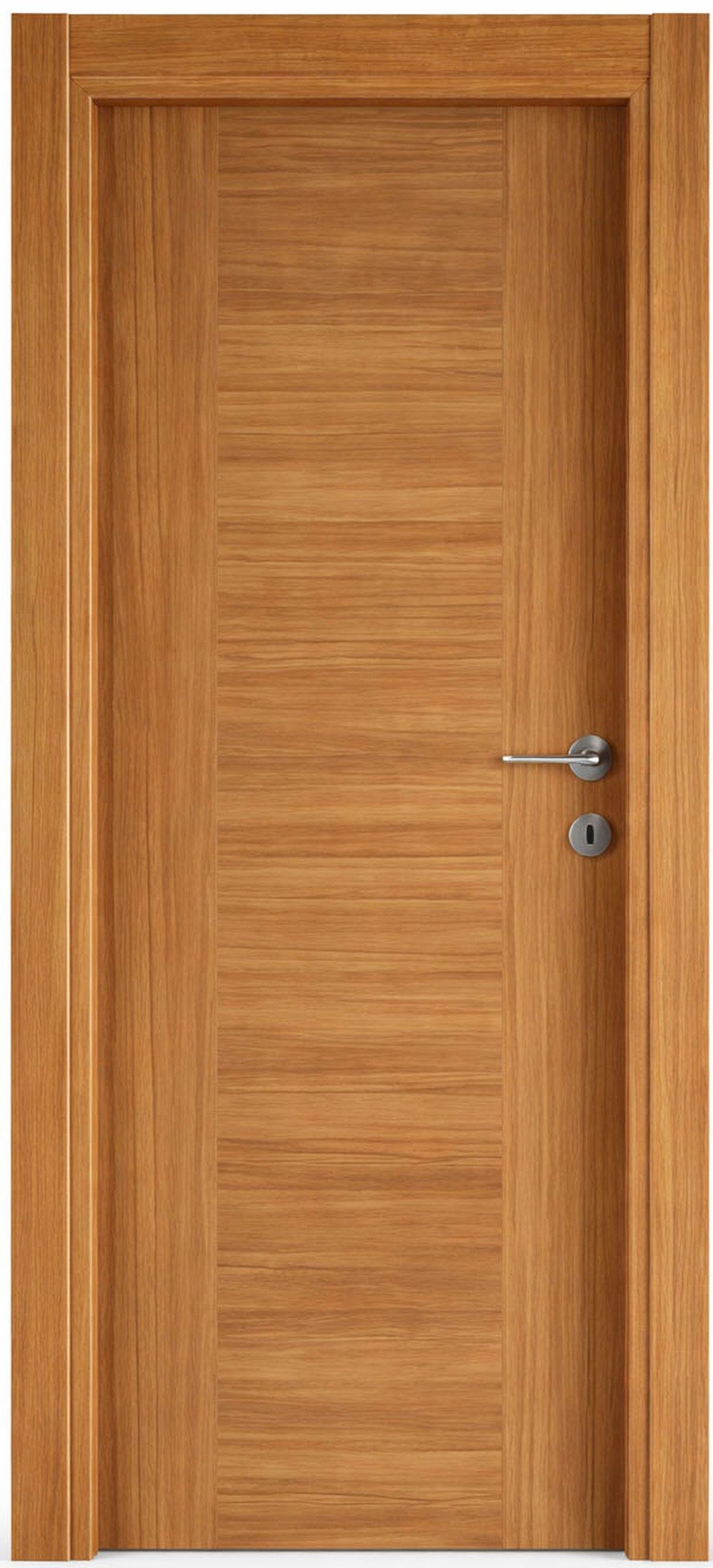 Xlmoebel Zimmertür Braune Innentür aus Holz - hochwertige Premium-Qualität (Einzeltür), Made in Europa