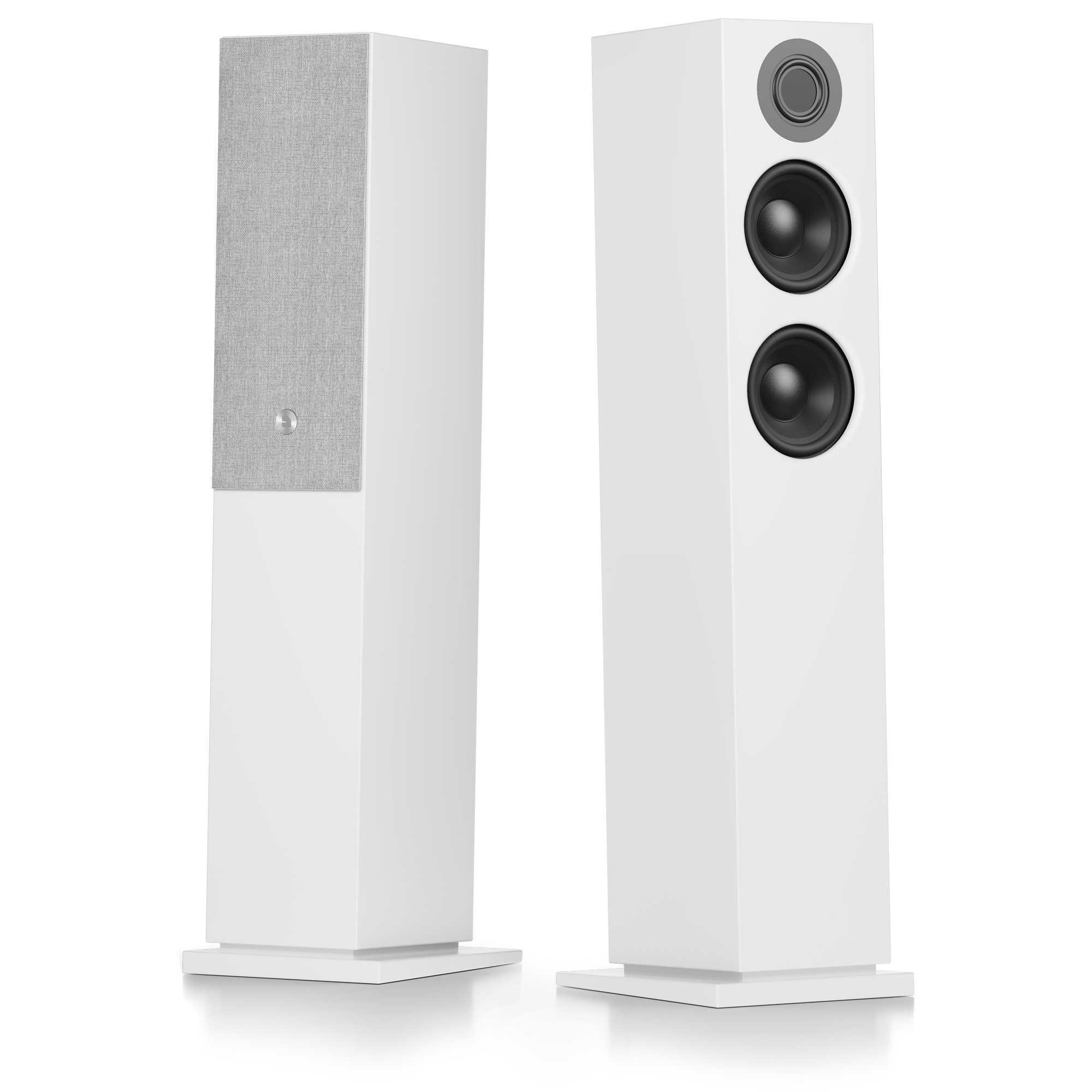 Audio Pro A48 Wireless Multiroom-Standlautsprecher Paar Home Speaker Weiß
