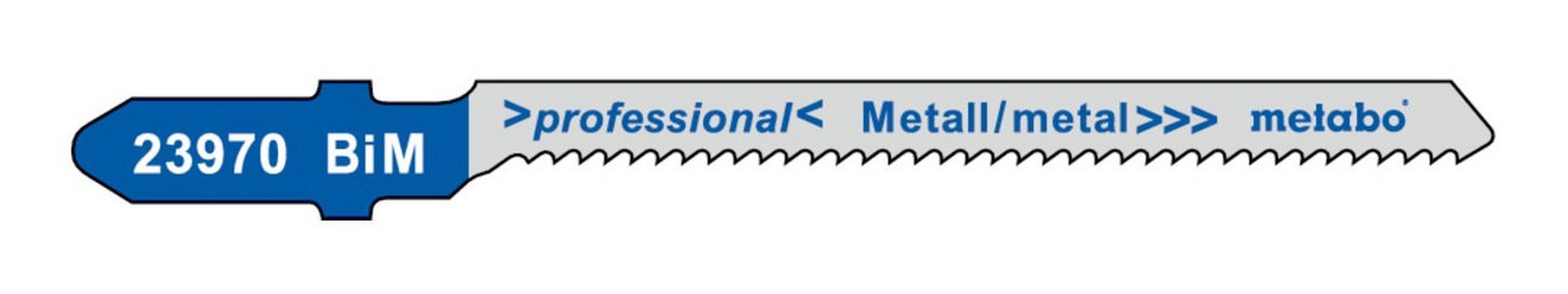 mm professional (5 metabo Metall Stichsägeblätter Stück), Serie 57 1,5 / BiM Stichsägeblatt