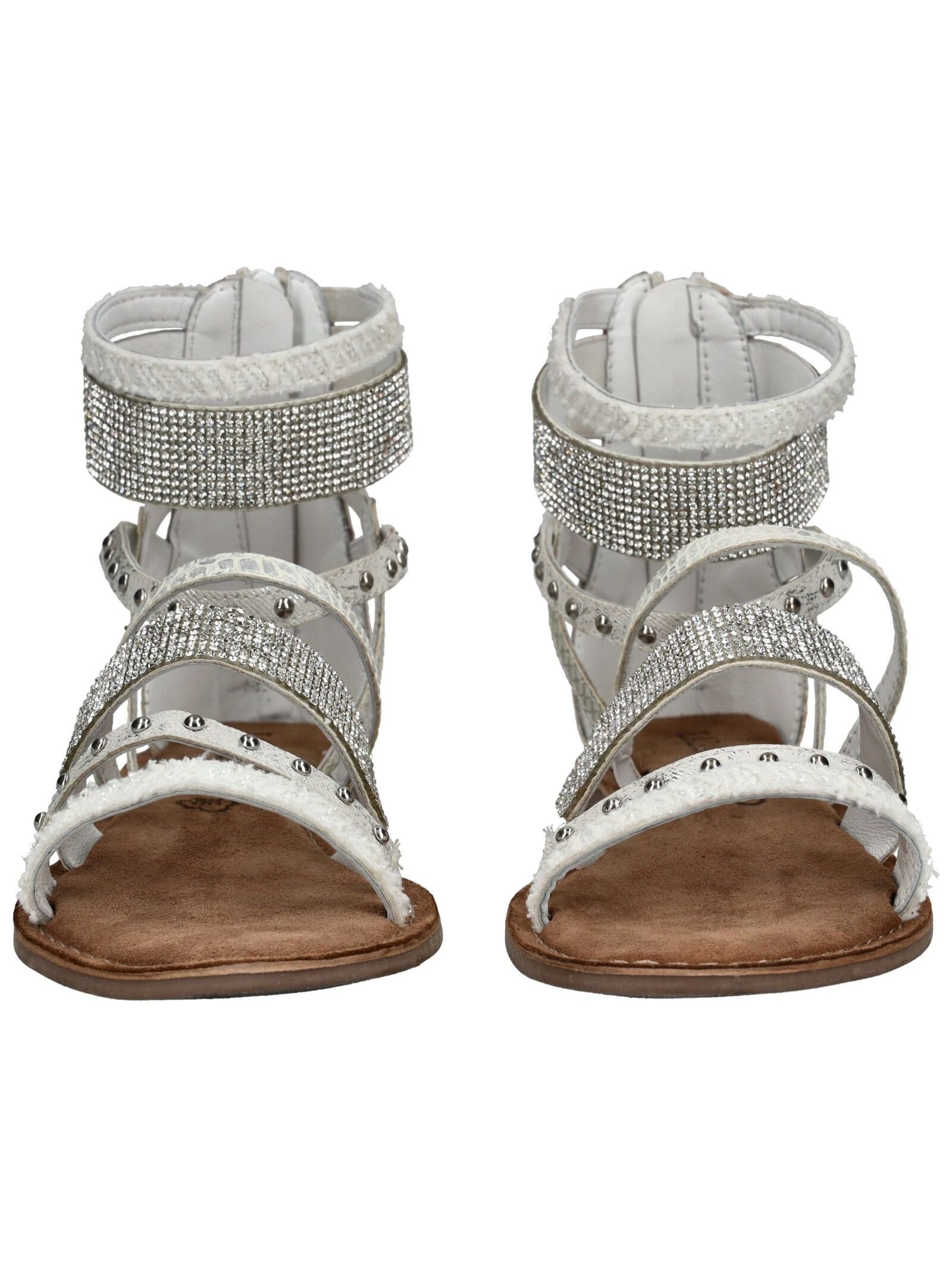 Lazamani Lazamani Sandalen Leder Schaftsandalette