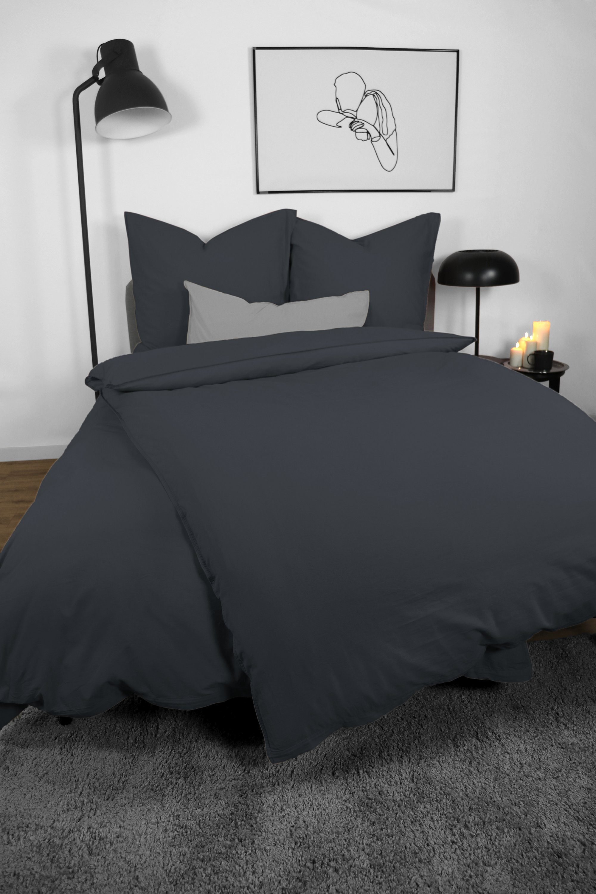 jilda-tex Bettwäsche Lissabon, Renforcé (Bio-Baumwolle), 2 günstig online kaufen