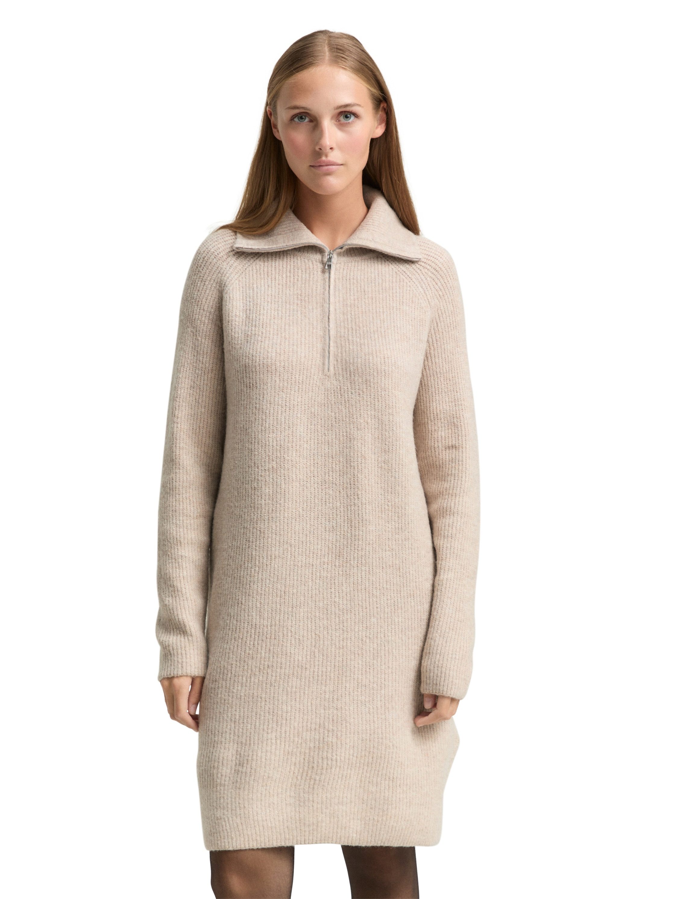 TOM TAILOR Denim Strickkleid mit Struktur