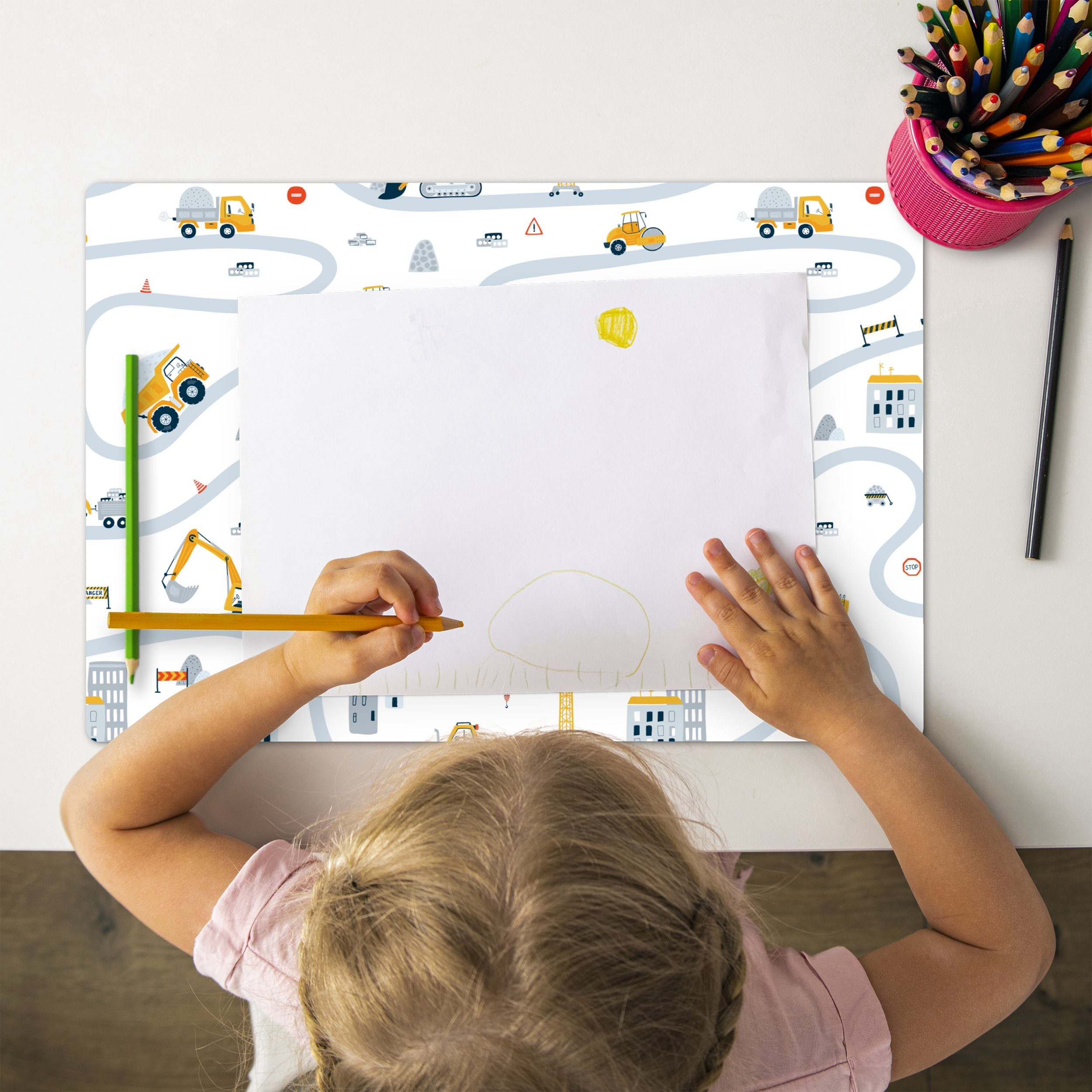 MuchoWow Platzset Kinder - Baustelle - günstig online kaufen