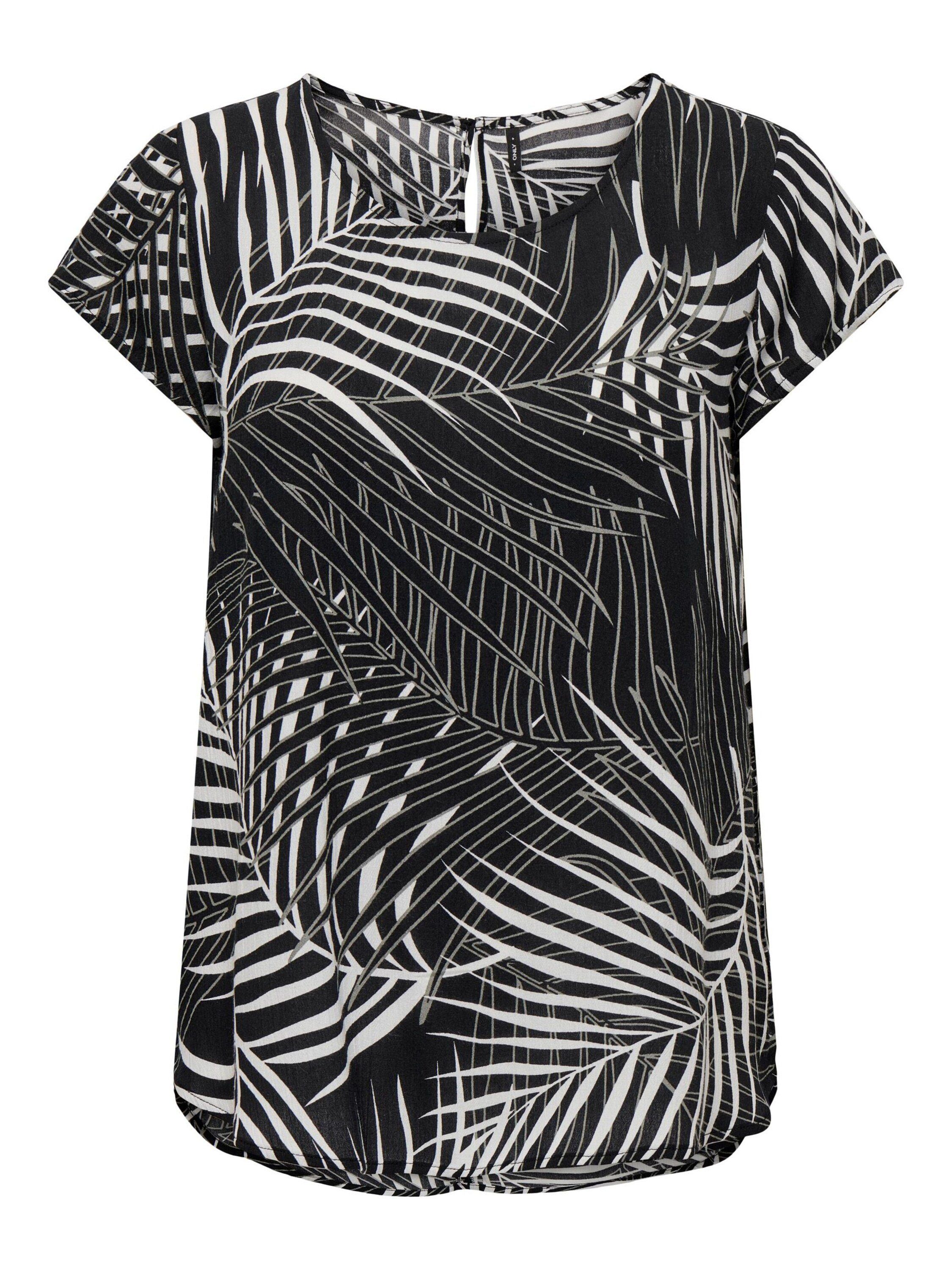 ONLY Kurzarmbluse (1-tlg) Cut-Outs