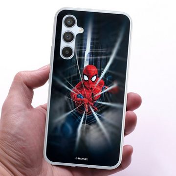 DeinDesign Handyhülle Marvel Kinofilm Spider-Man Webs In Action, Samsung Galaxy A54 5G Silikon Hülle Bumper Case Handy Schutzhülle
