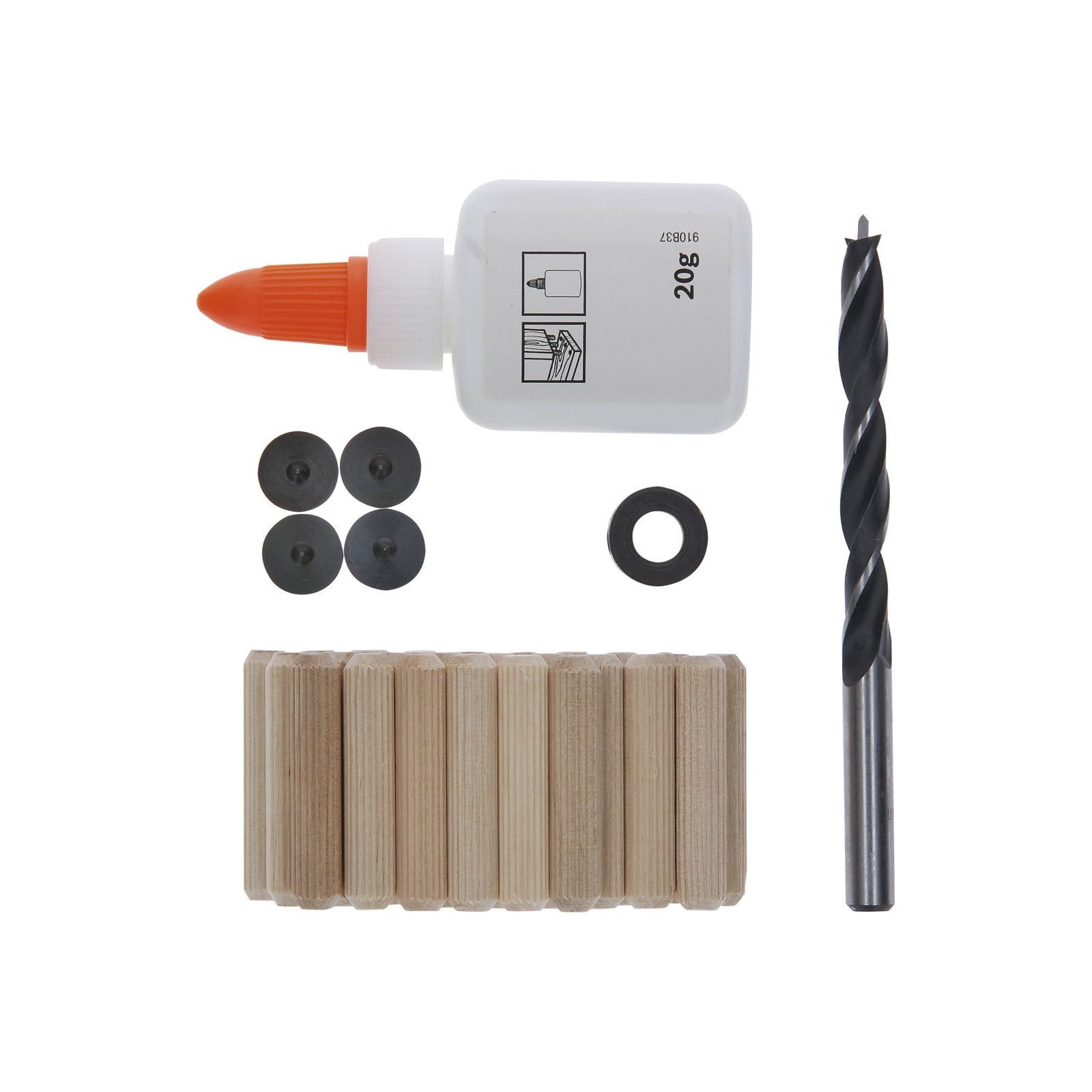 BOSCH Befestigungsanker Bosch Holzdübel-Set, 32tlg., 8 mm, 40 mm - 2607000542