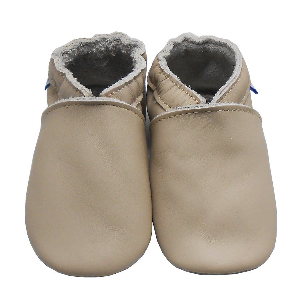 Yalion Weiche Leder Lauflernschuhe Hausschuhe 100% Leder EU21/22 Krabbelschuh