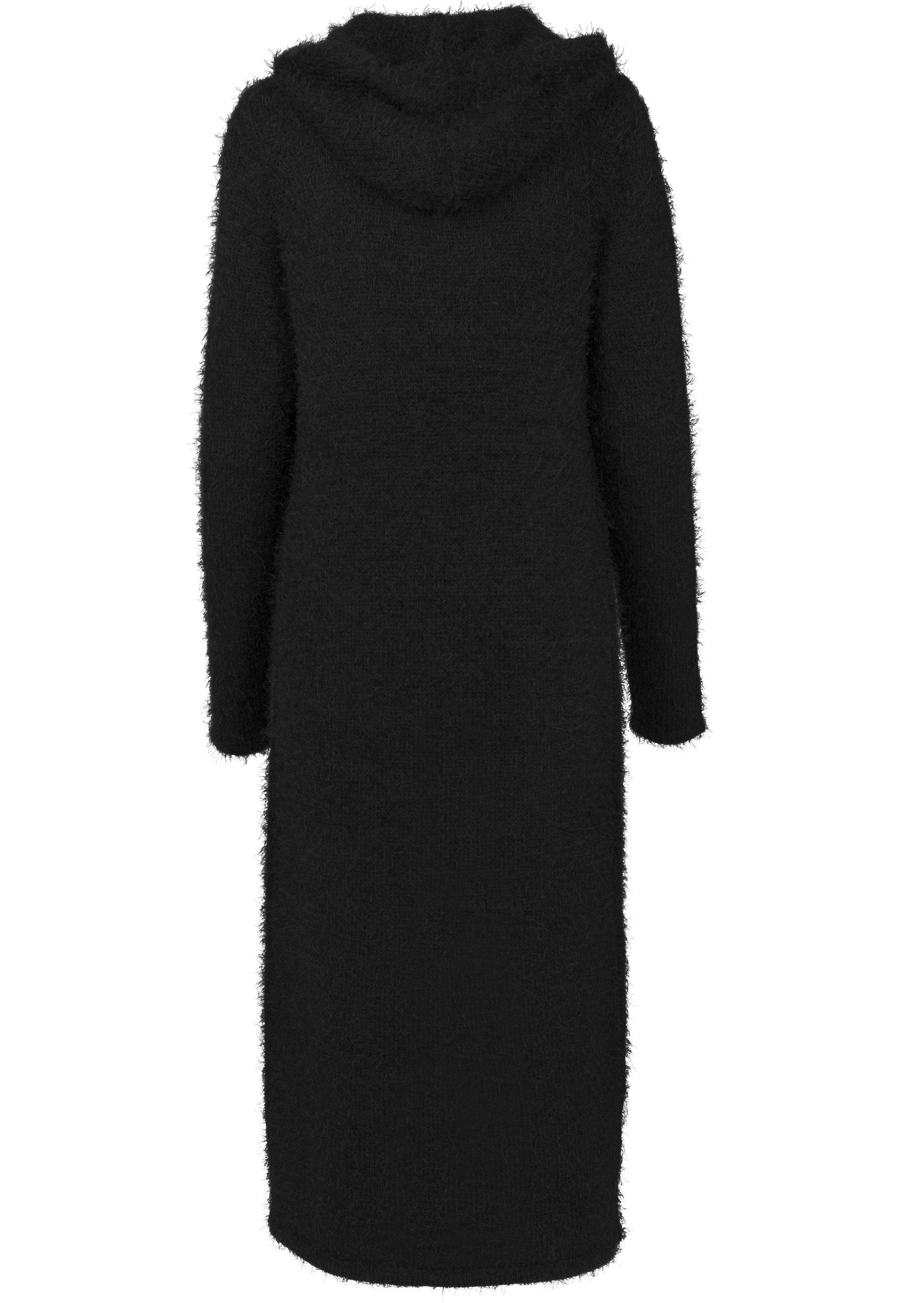 URBAN CLASSICS Strickjacke Urban Classics Damen Ladies Hooded Feather Cardigan (1-tlg)