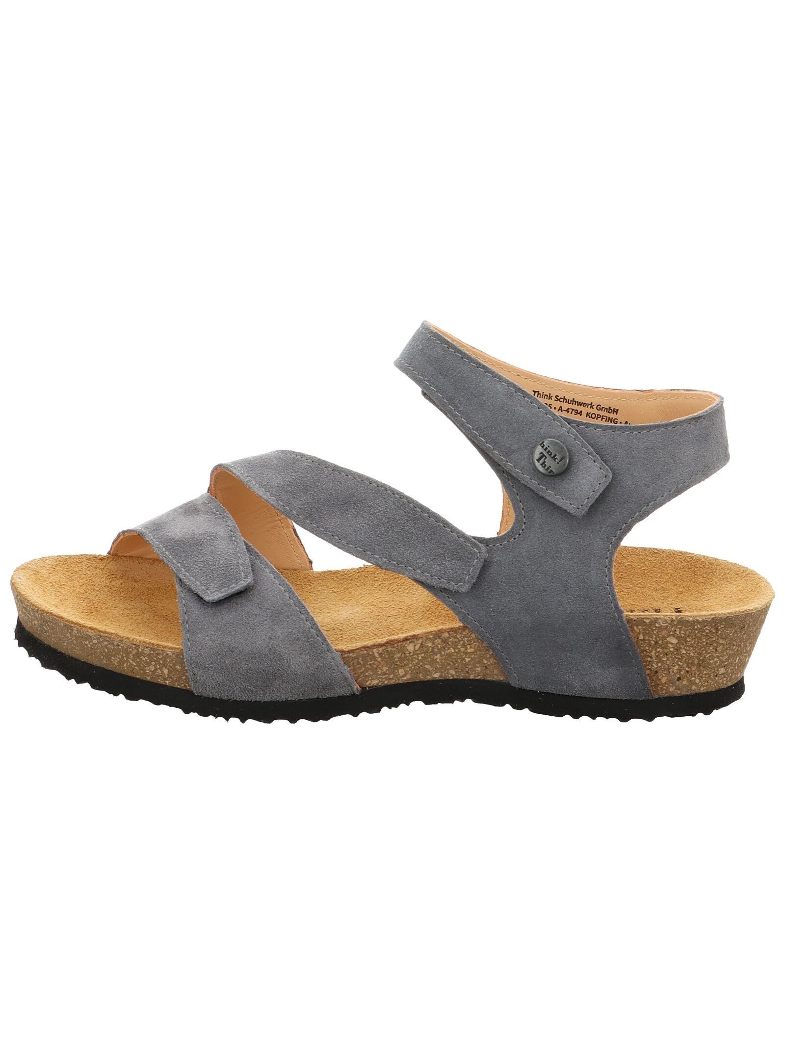 Think! Think! Sandalen Veloursleder Riemchensandale günstig online kaufen