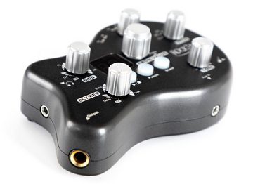 Rocktile GP-10 Practice Kit (tragbarer Kopfhörer-Verstärker & Multieffektgerät) Kopfhörerverstärker (8-Effekttypen und Drum-Loop Player mit 40 Rhythmen)