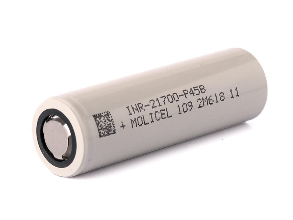 Molicel INR21700-P45B, 4500mAh Li-Ionen-Akku, 3,6V - 3,7V -21700 Akku für Akku (1 St)