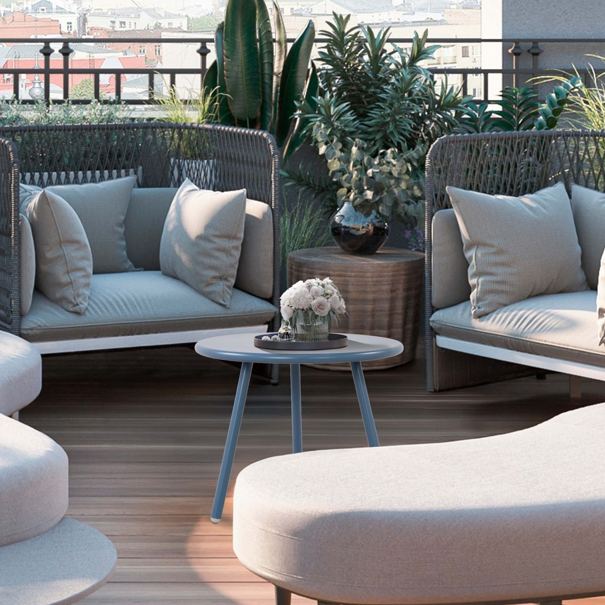 CLP Couchtisch Berea (1er), Loungetisch wetterbeständig und UV-beständig