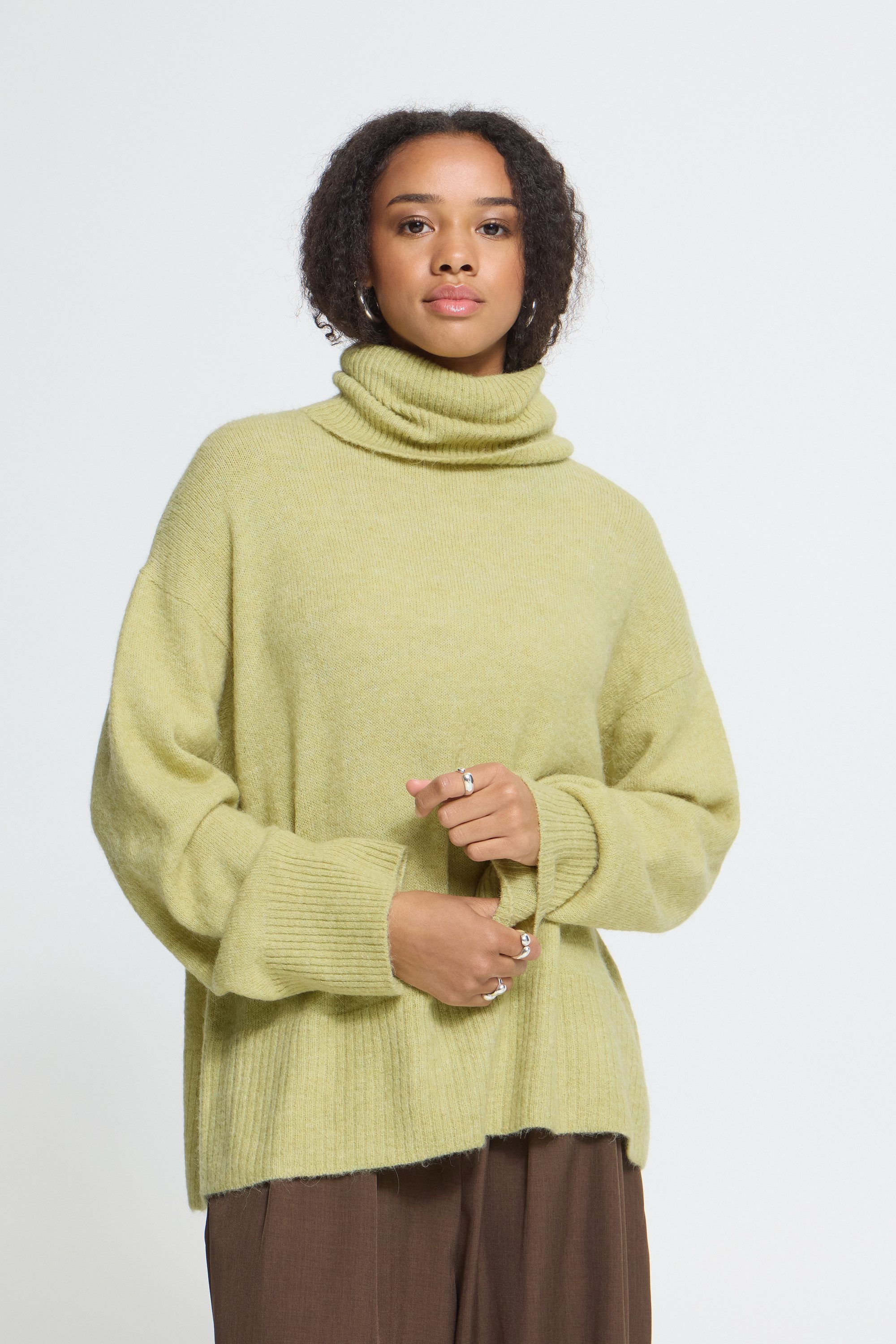 ICHI Strickpullover Strickpullover langarm IHKAMARA