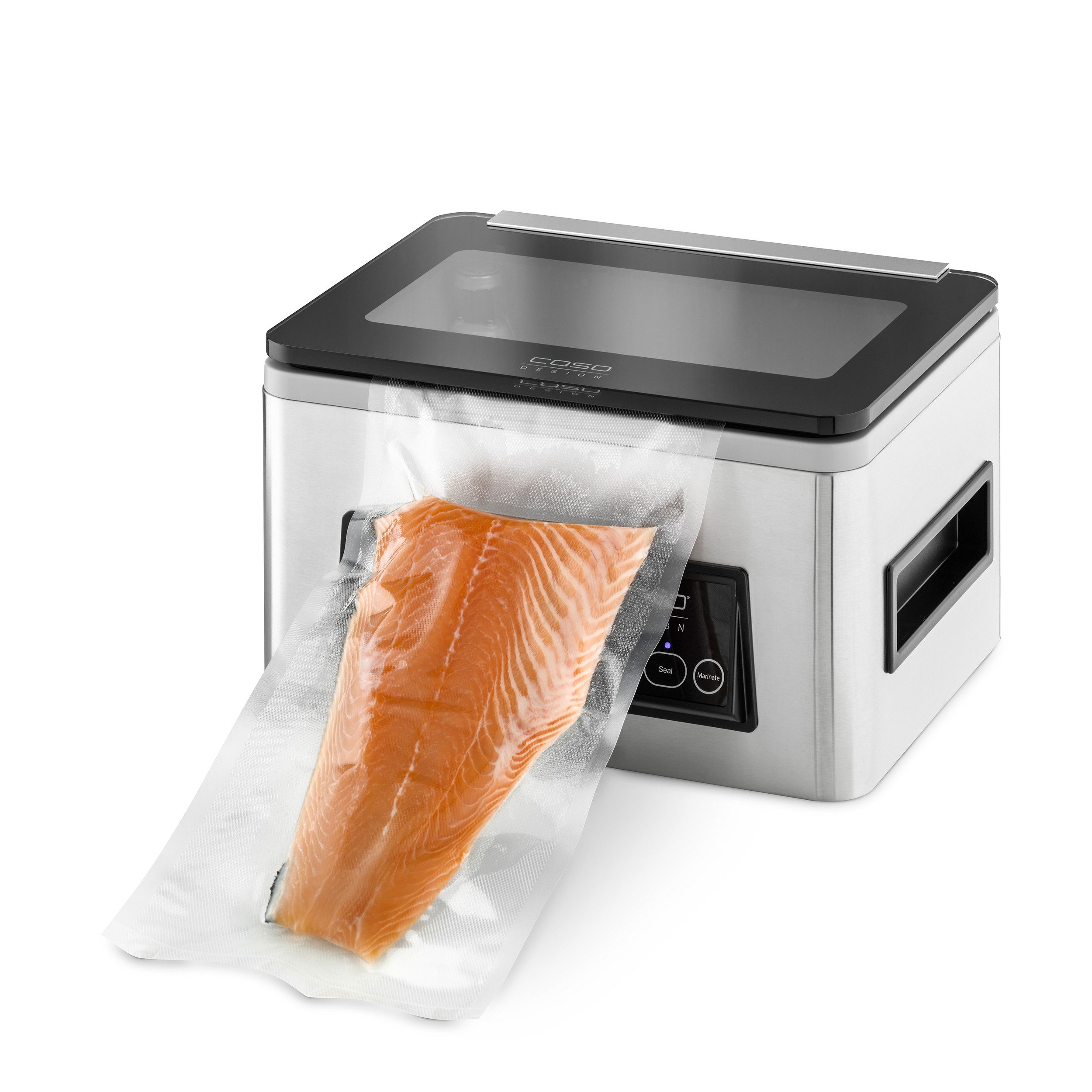 Caso Vakuumierer VacuChef 50, 300W, Doppelte Schweißnaht, Manometer, 4-Kolben‐Vakuumpumpe