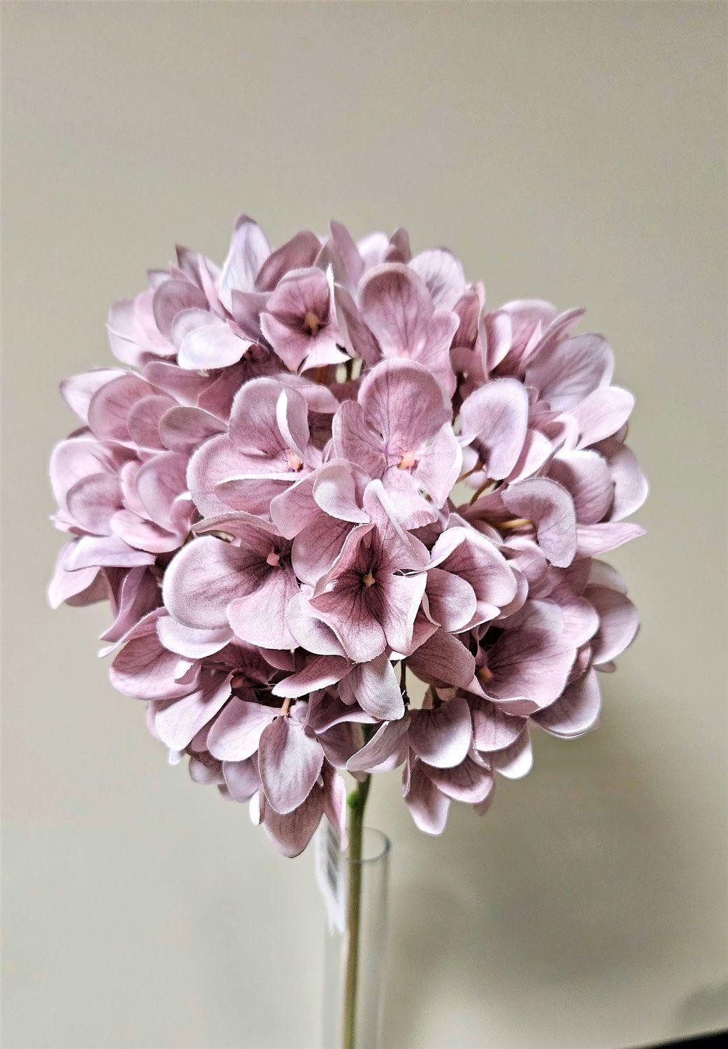 Kunstblume Künstliche Hortensie Mandisa, rosa, 65cm Hortensie, artplants, Höhe 45.0 cm