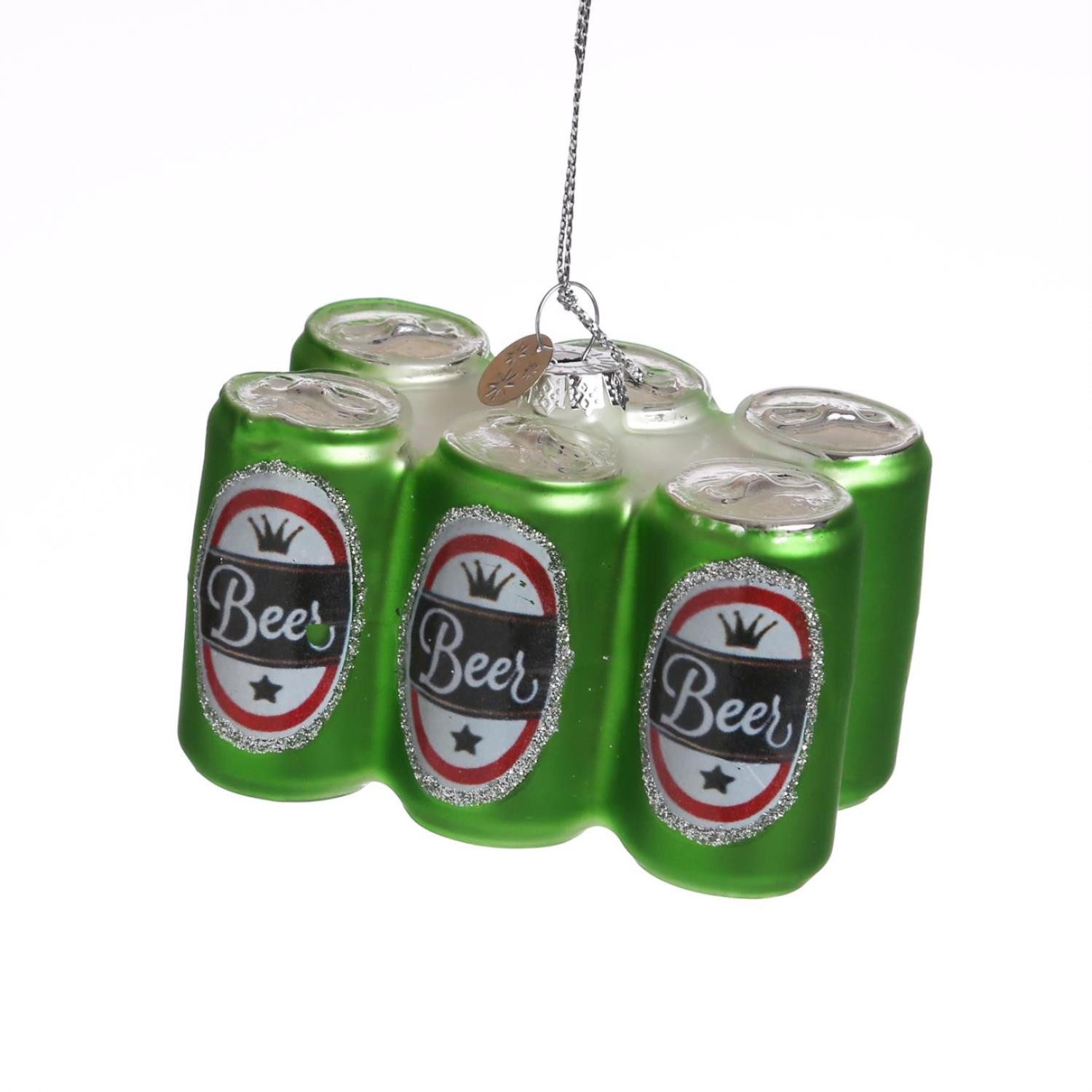 MARELIDA Christbaumschmuck Weihnachtsbaumschmuck SIXPACK Bier Glas günstig online kaufen