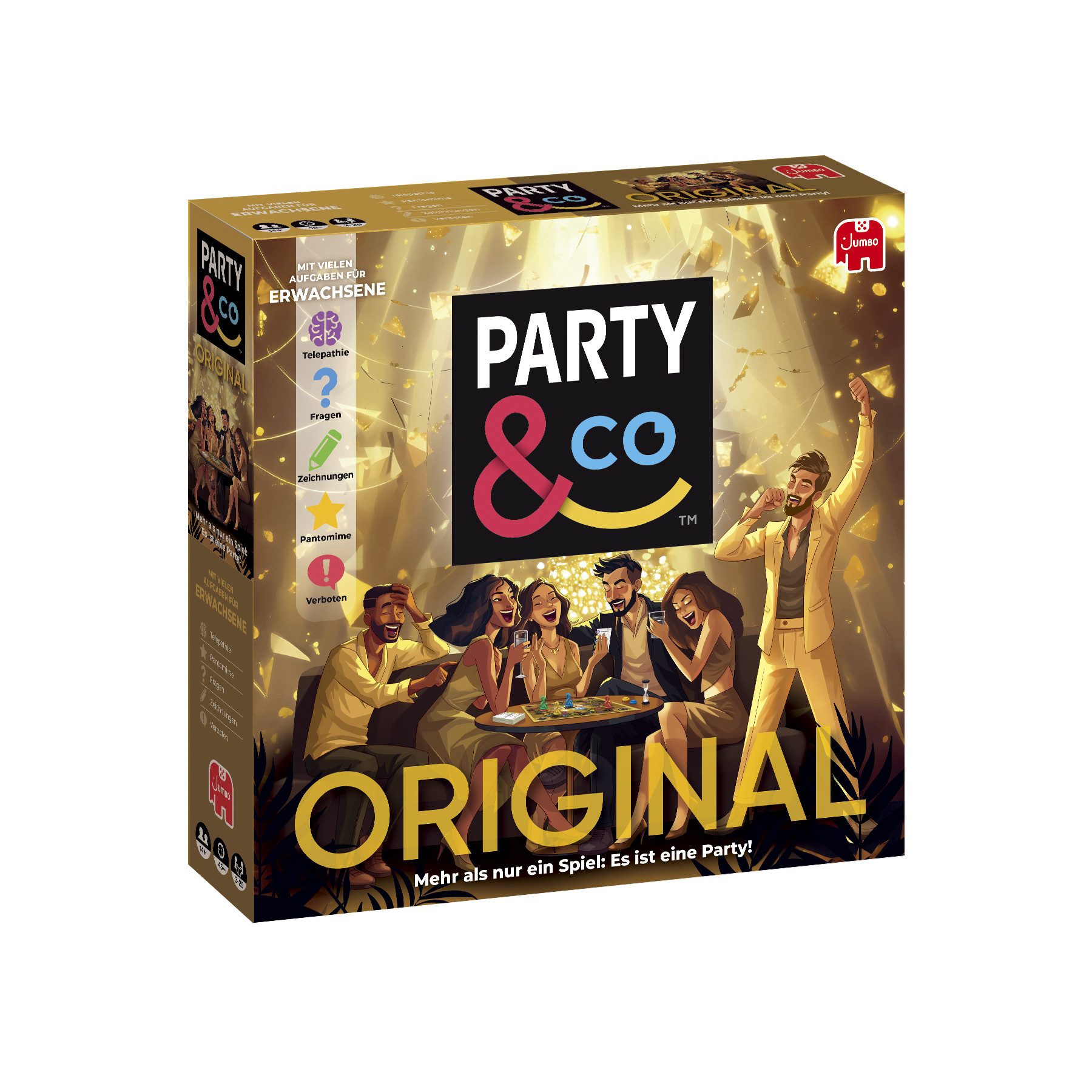 Jumbo Spiele Spiel Party & Co Original, Deutsche Ausgabe, Partyspiel