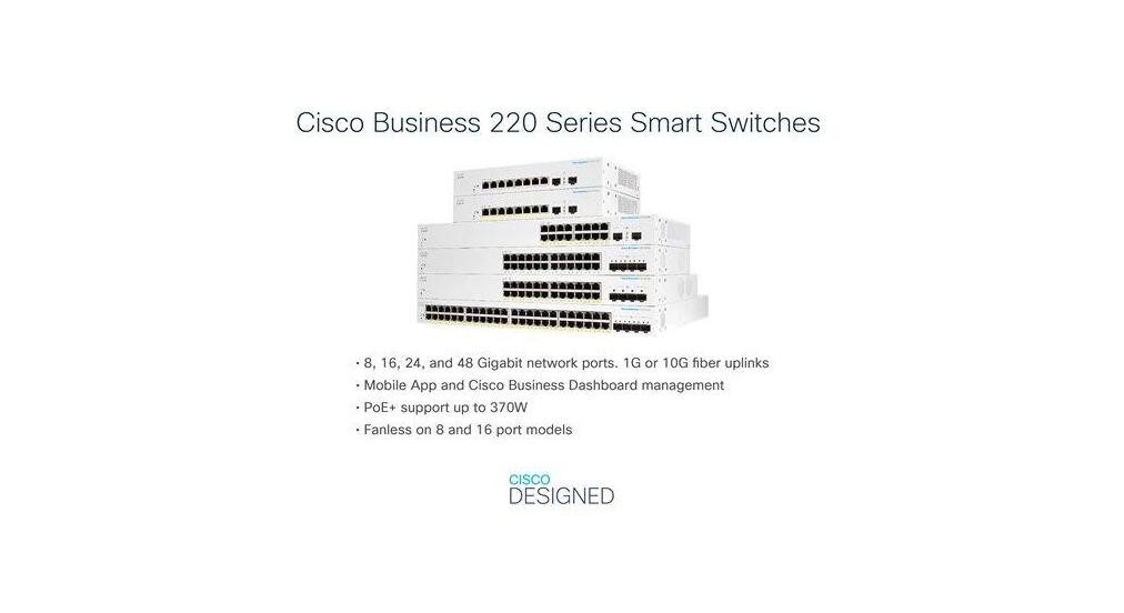 Cisco Cisco CBS220-24P-4G-EU Netzwerk-Switch