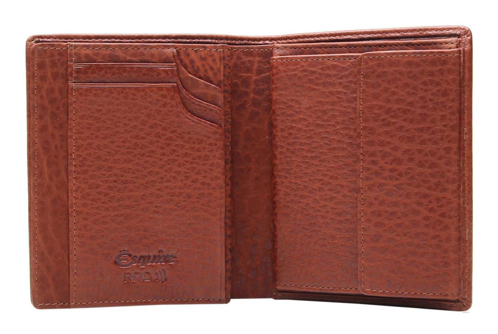 Esquire Geldbörse Horizontal Wallet, aus echtem Büffelleder mit RFID-Blocker Schutz