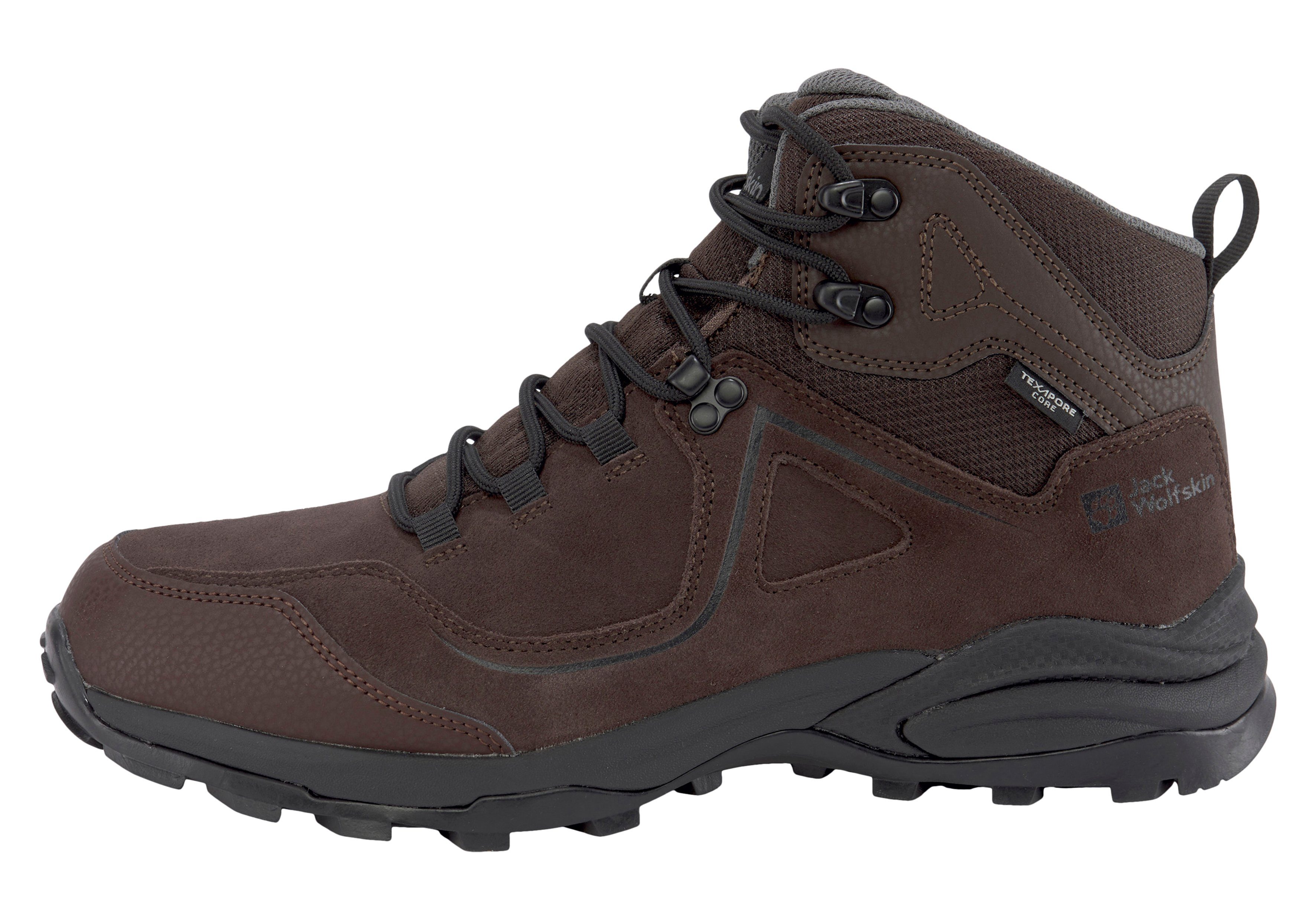 Jack Wolfskin SUNSET HIKE TEXAPORE MID Wanderschuh wasserdicht, Trekkingschuh
