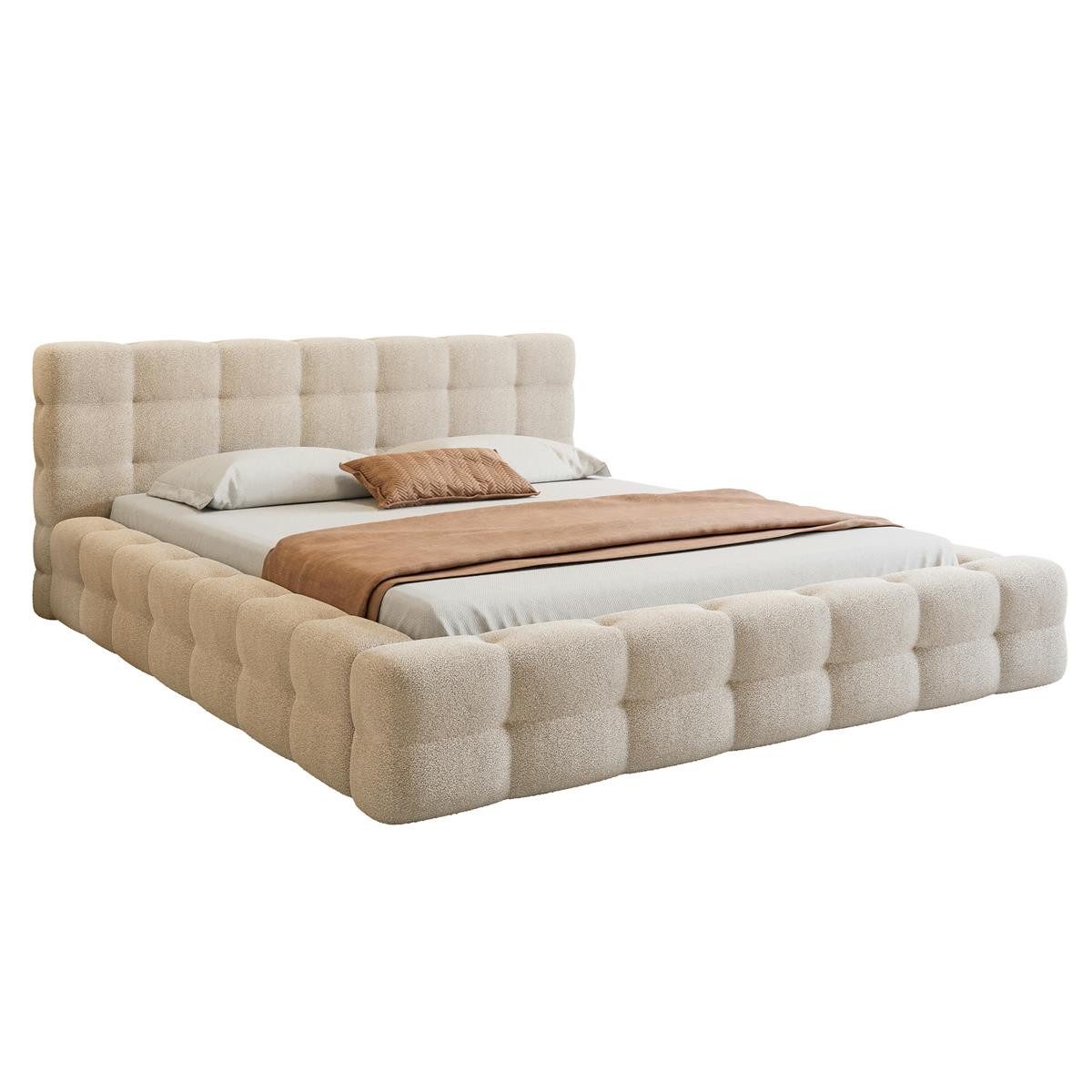 Compleo Polsterbett CLOUDY, Wolkenbett, Funktionales Doppelbett, günstig online kaufen