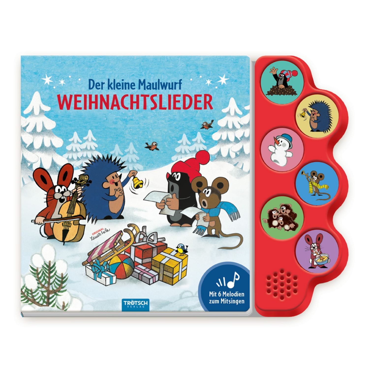 TRÖTSCH - Der kleine Maulwurf Soundbuch Weihnachtslieder, Ab 18 Monat / Trötsch Verlag GmbH & Co.KG