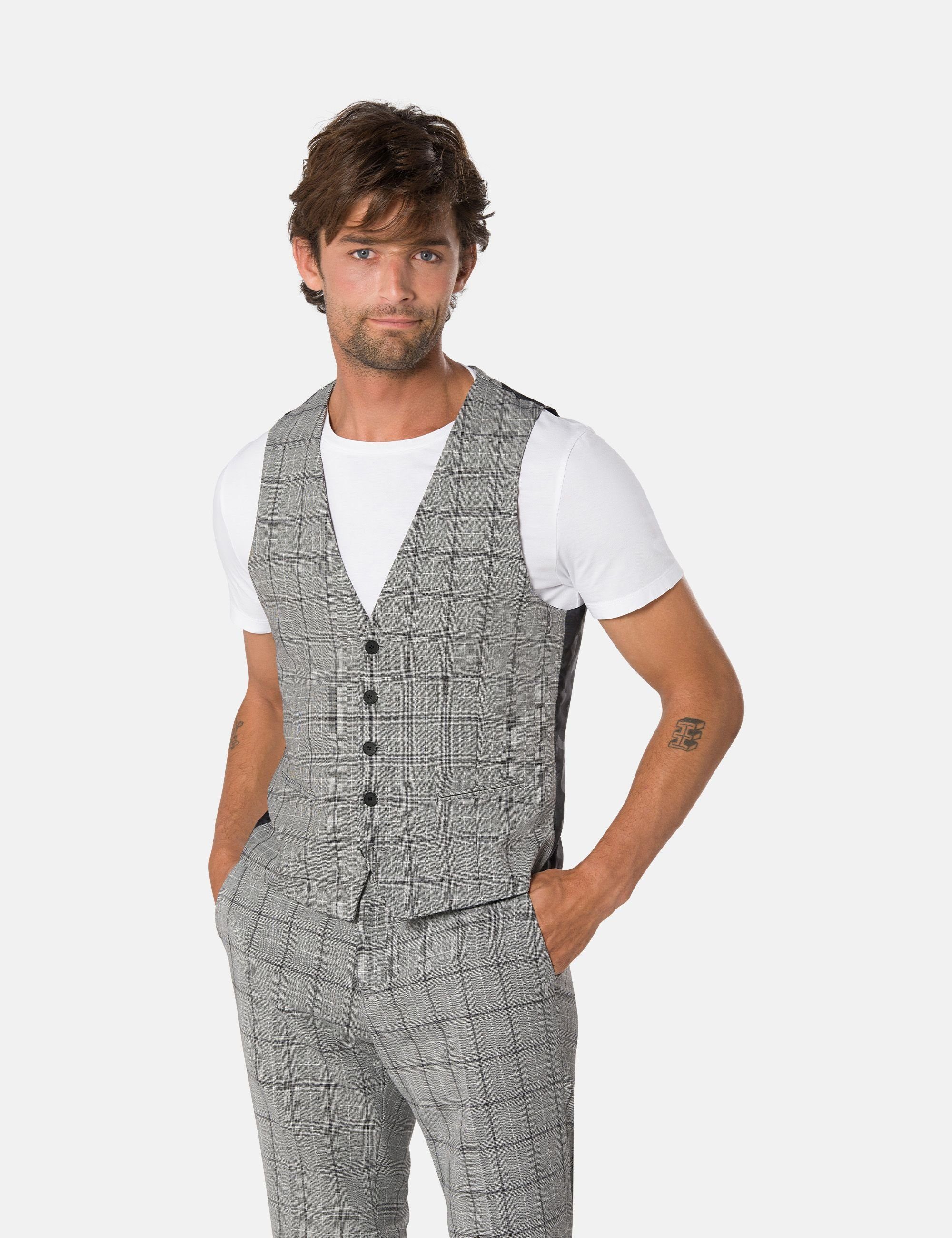 BENVENUTO. Anzugweste UMBERTO (1-tlg) mit Doppelpaspeltaschen günstig online kaufen