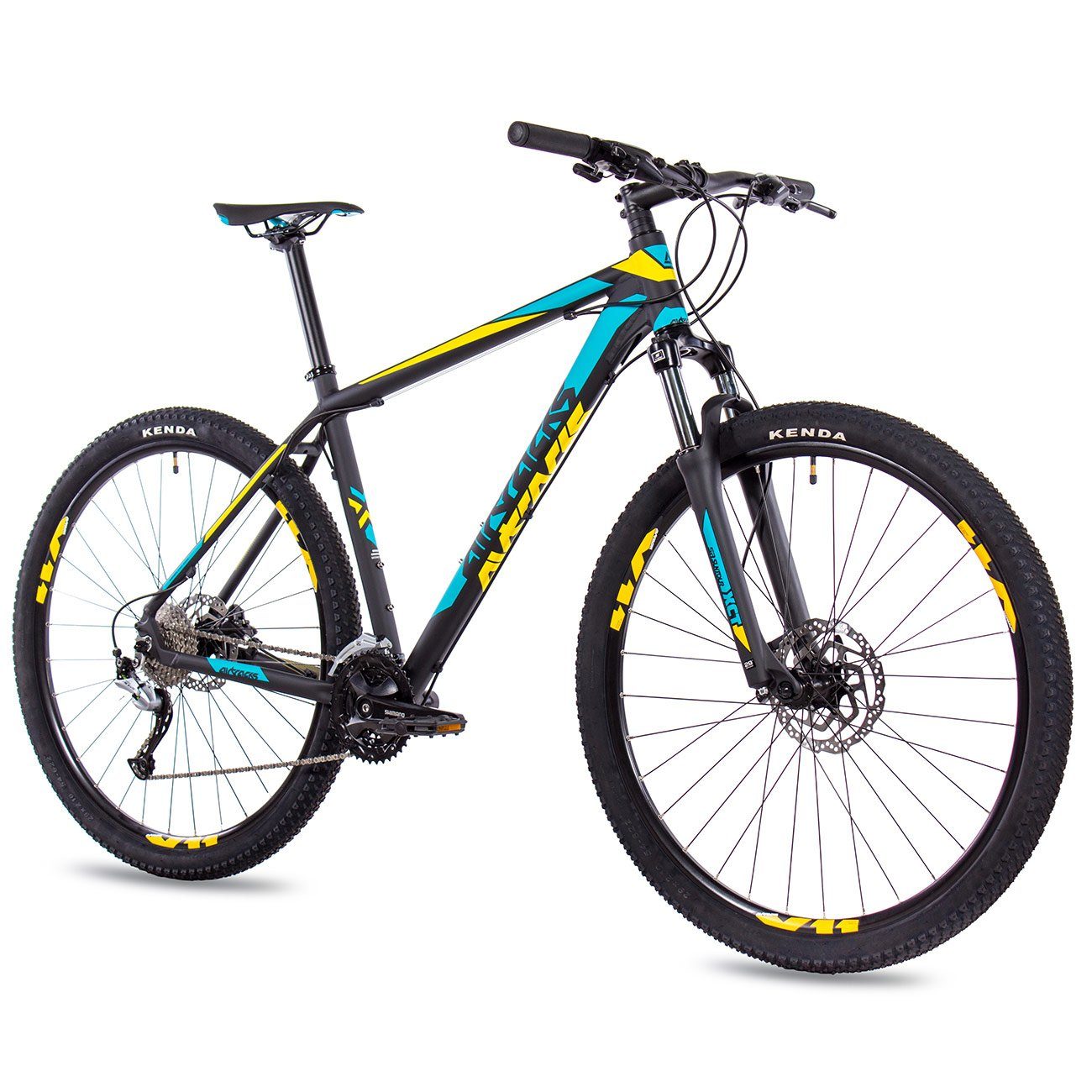 Airtracks Mountainbike Herren MTB 29 Zoll Mountainbike Hardtail Fahrrad MB.2930, 27 Gang, Kettenschaltung, Shimano Alivio RD-M3100 - Rahmenhöhen 46 - 51 cm - Mod. 2026