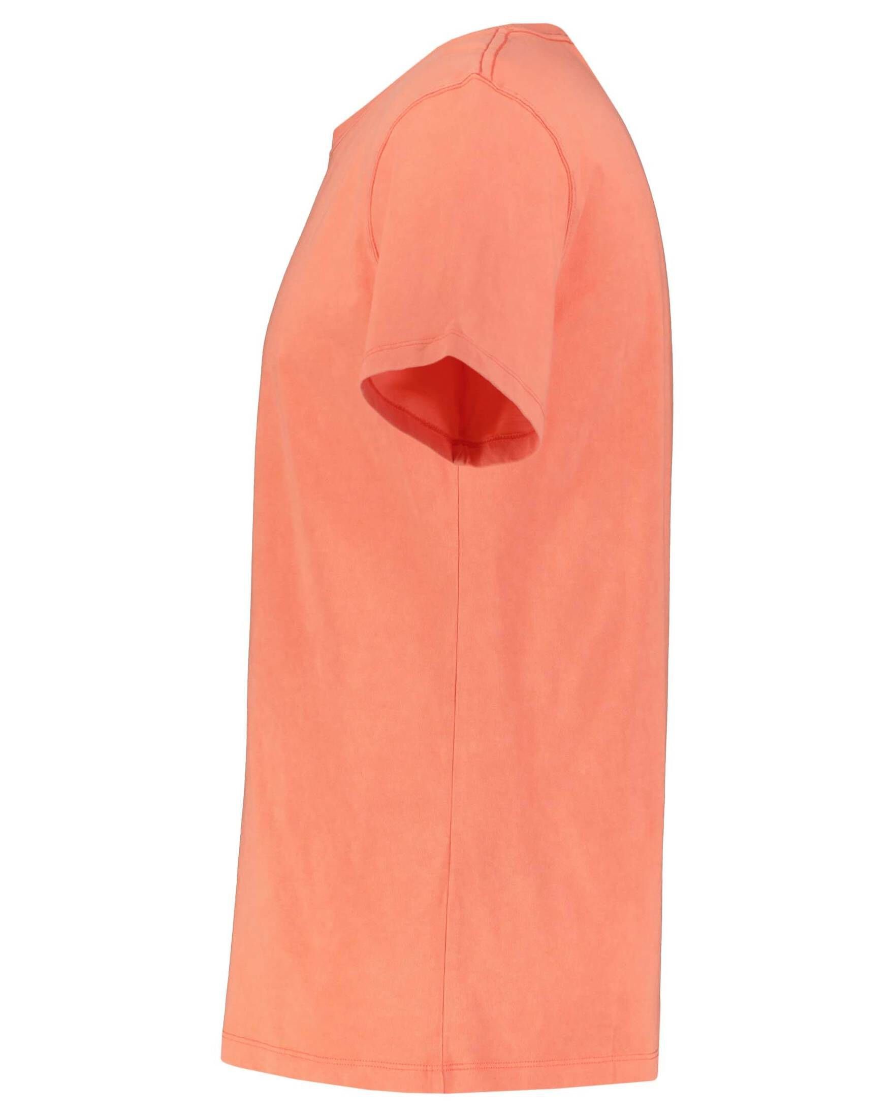 Drykorn T-Shirt (1-tlg) orange Herren T-Shirt SAMUEL