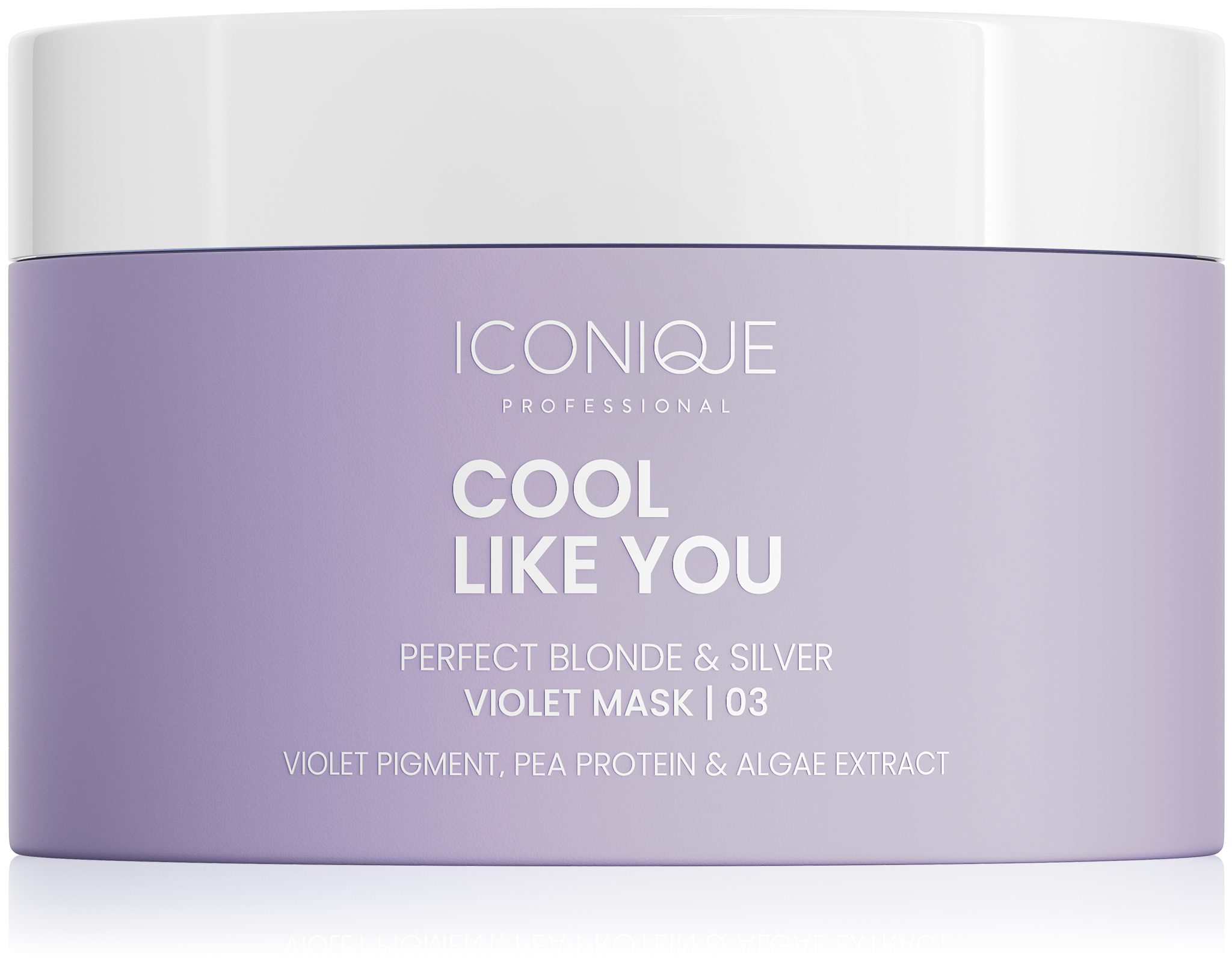ICONIQUE Professional Haarmaske COOL LIKE YOU Maske - Farbpflege für blondes & graues Haar