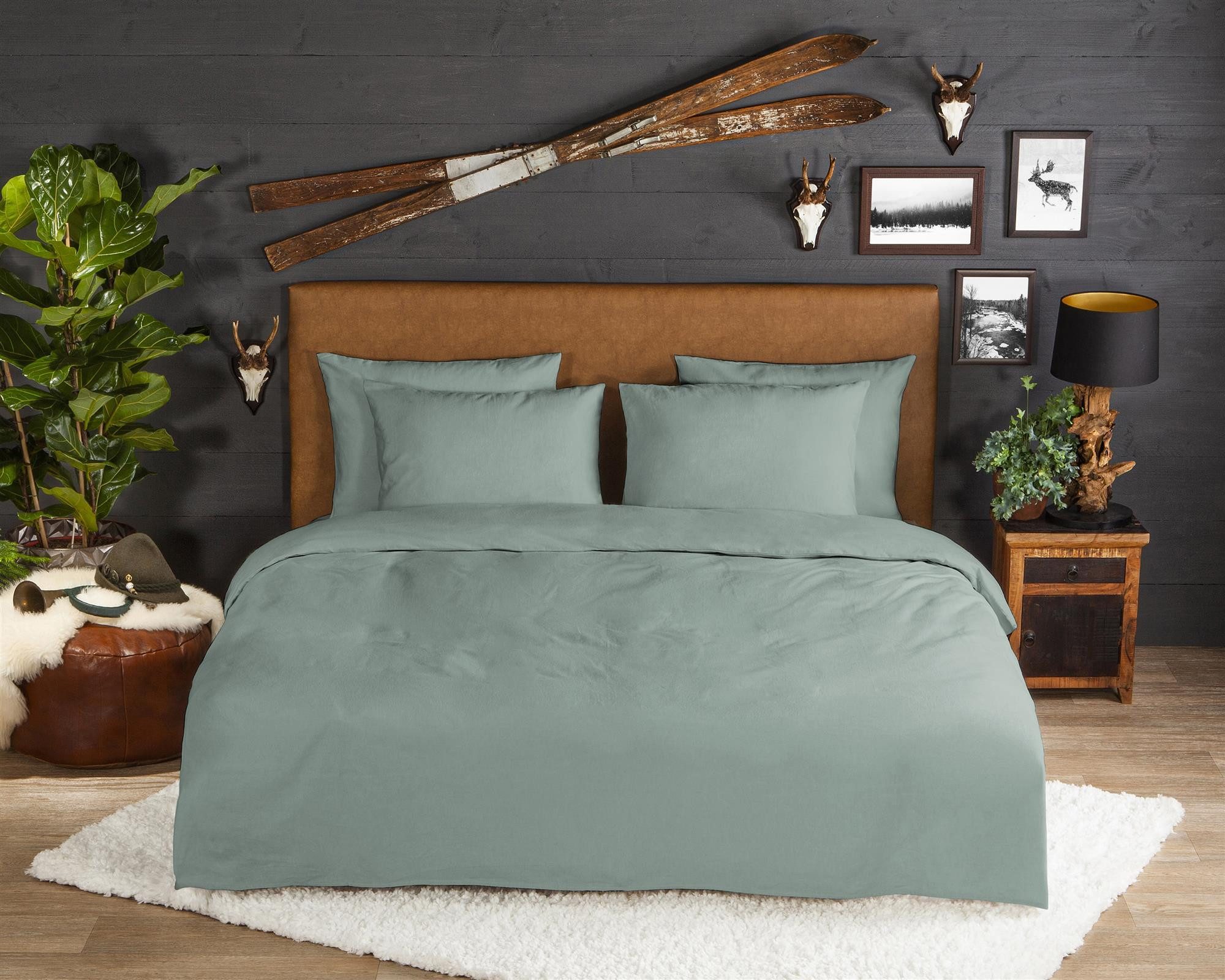 good morning Bettwäsche Flanell Bettwäsche 200 X 200 cm + 2- 80 X 80 cm fla günstig online kaufen