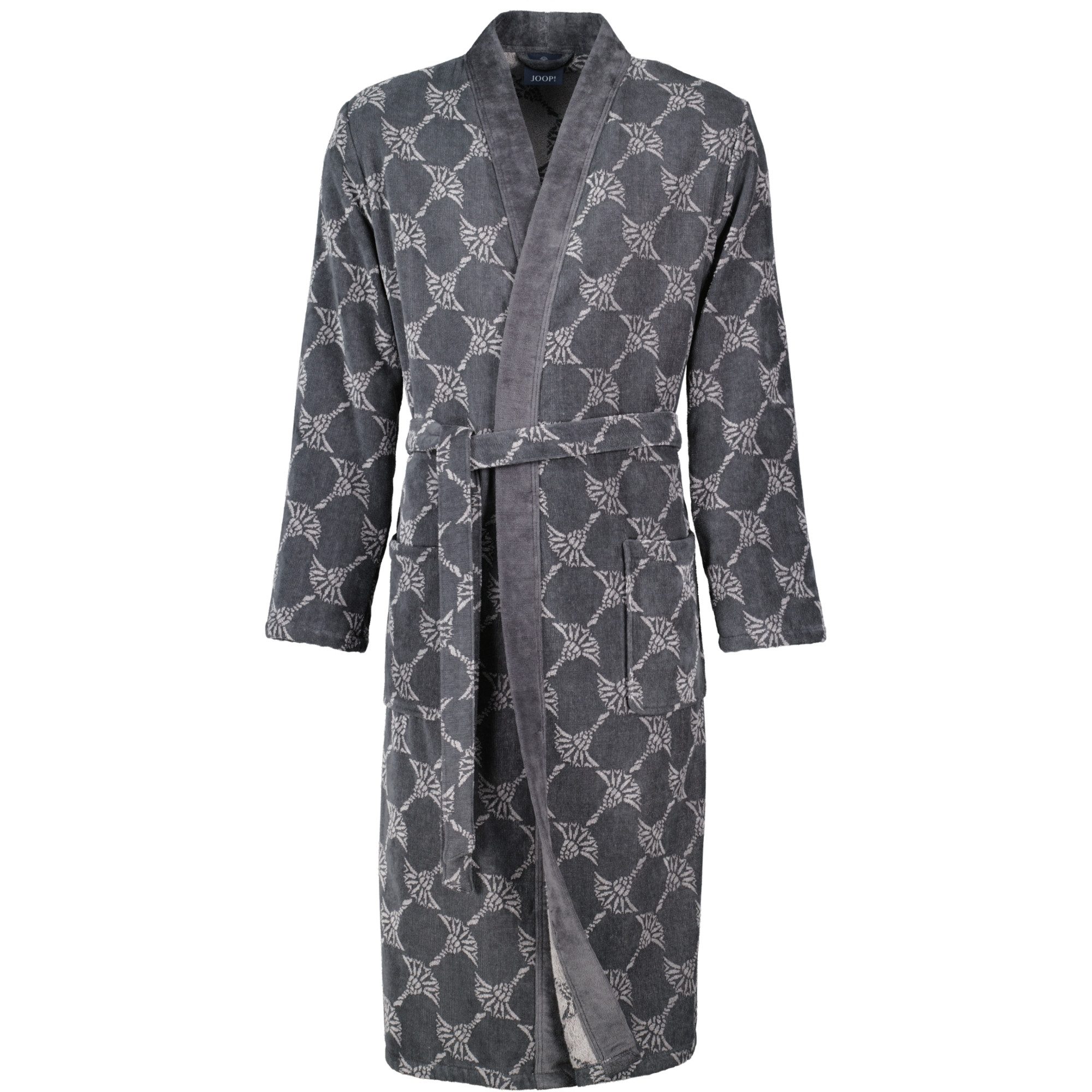 JOOP! Herrenbademantel Kimono 1662 Kimono Velours, Kimono, 100% Baumwolle