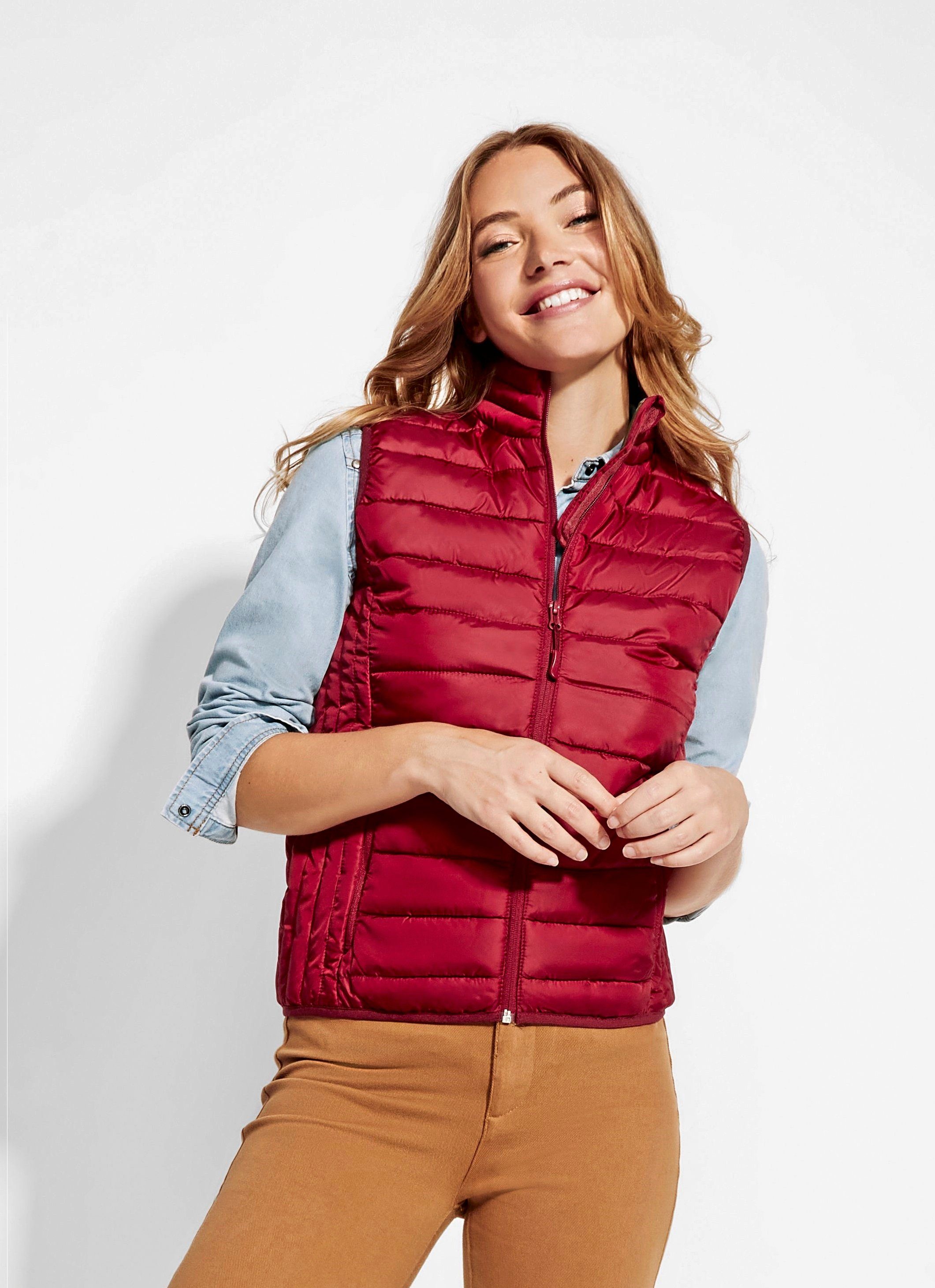 bis Steppweste / Gr. XXL, Wasserabweisend / Steppweste Damen Jacke Windabweisend, Roly ärmellose S Dunkelblau leichte Bodywarmer