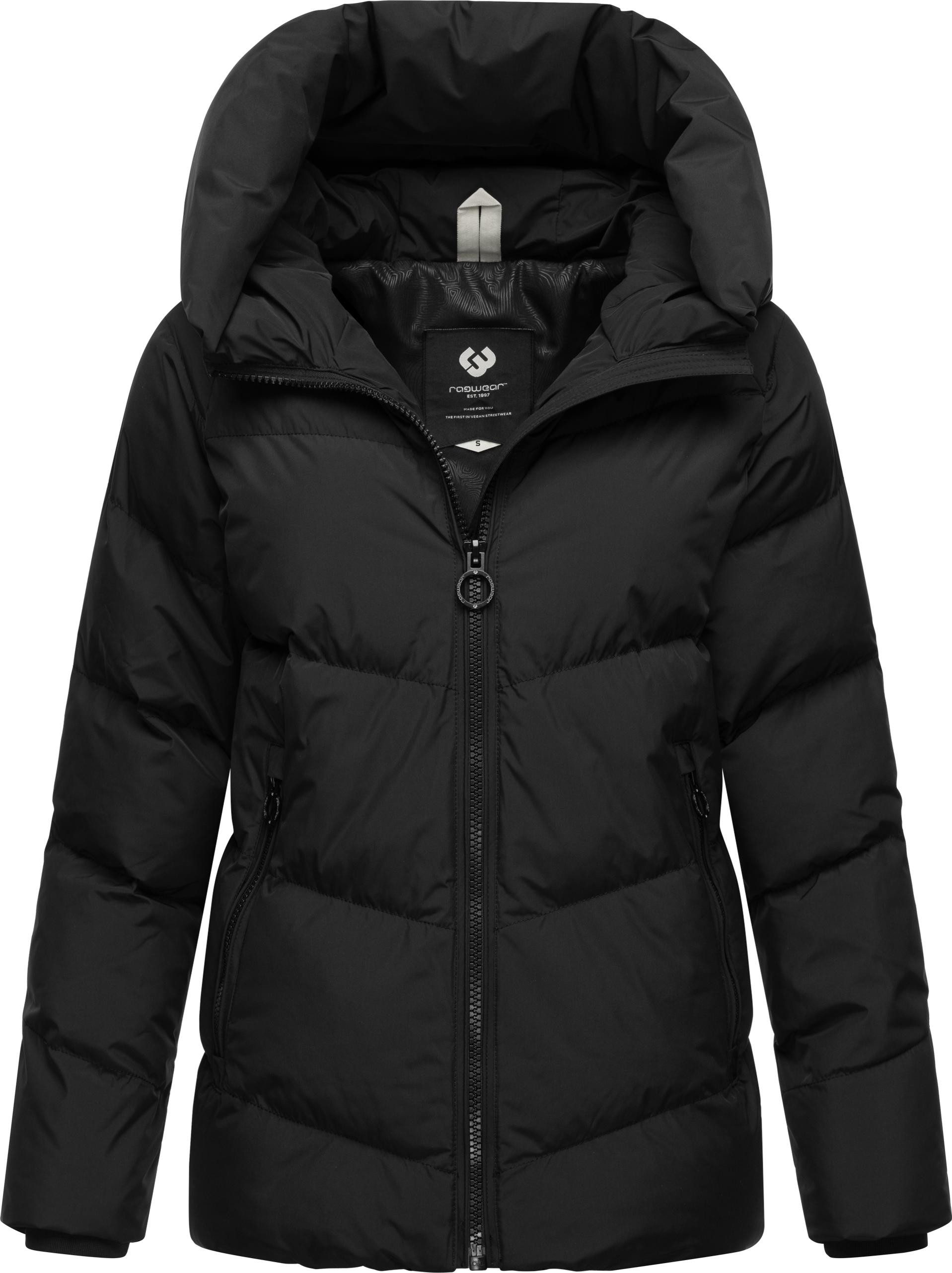Ragwear Steppjacke Cessi Wasserdichte Damen Winterjacke mit großer Kapuze