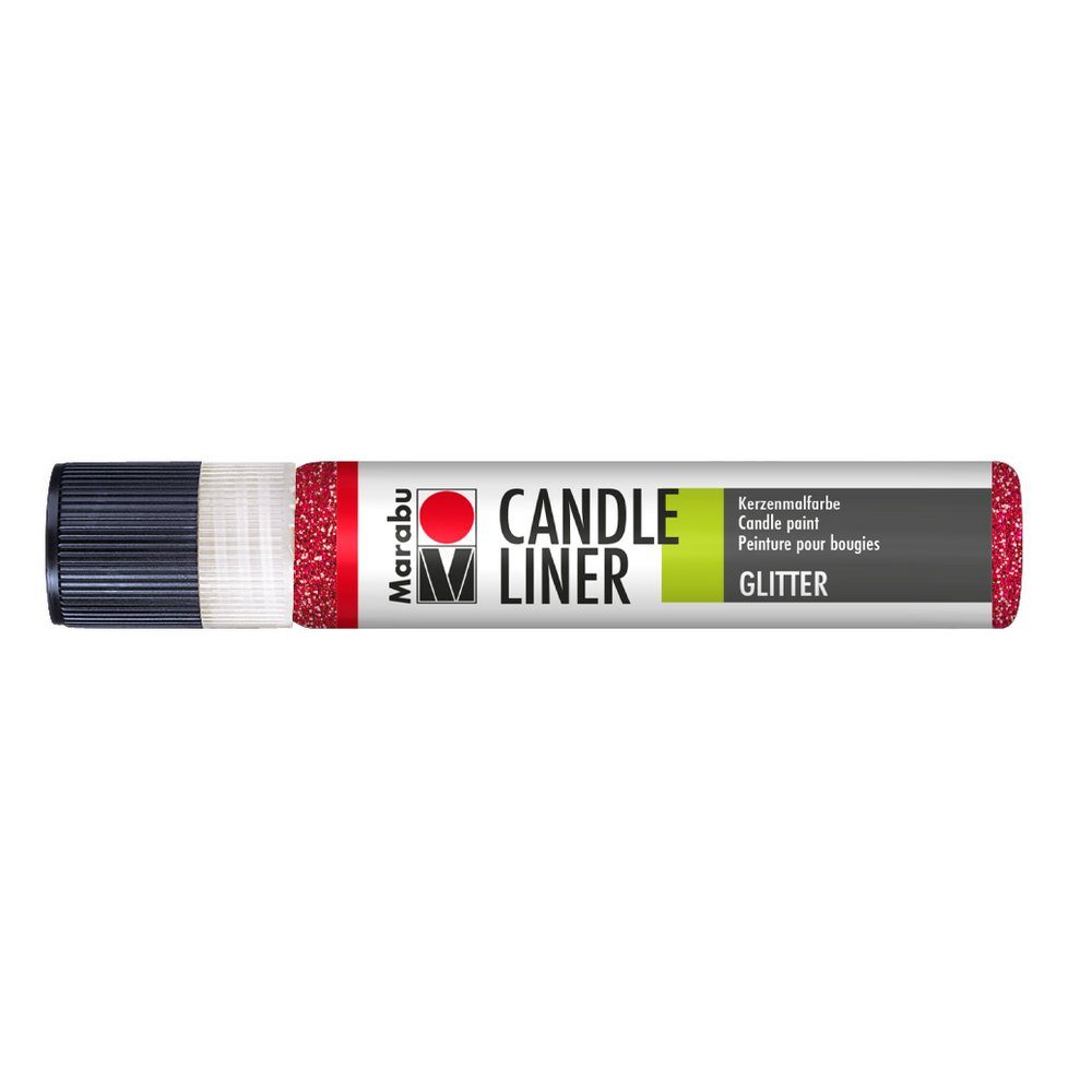 Marabu Malstift Candle Liner, 25 ml Glitter-Rubin