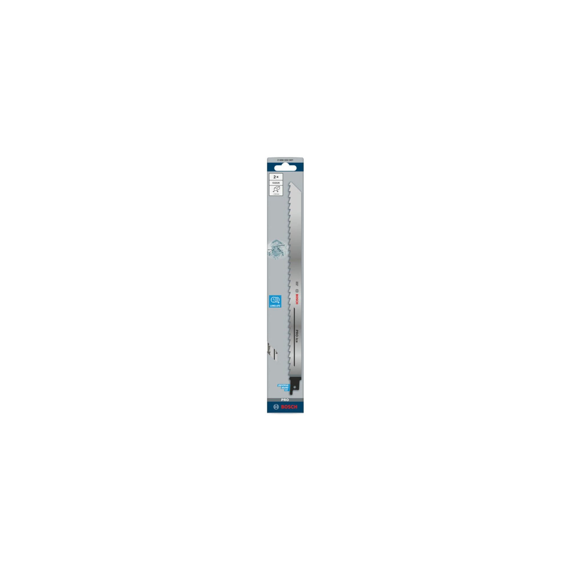 Bosch Professional Säbelsäge Bosch PRO Ice S1211K Säbelsägeblatt, 1,25 x 19 x 300 mm, 5-tlg.