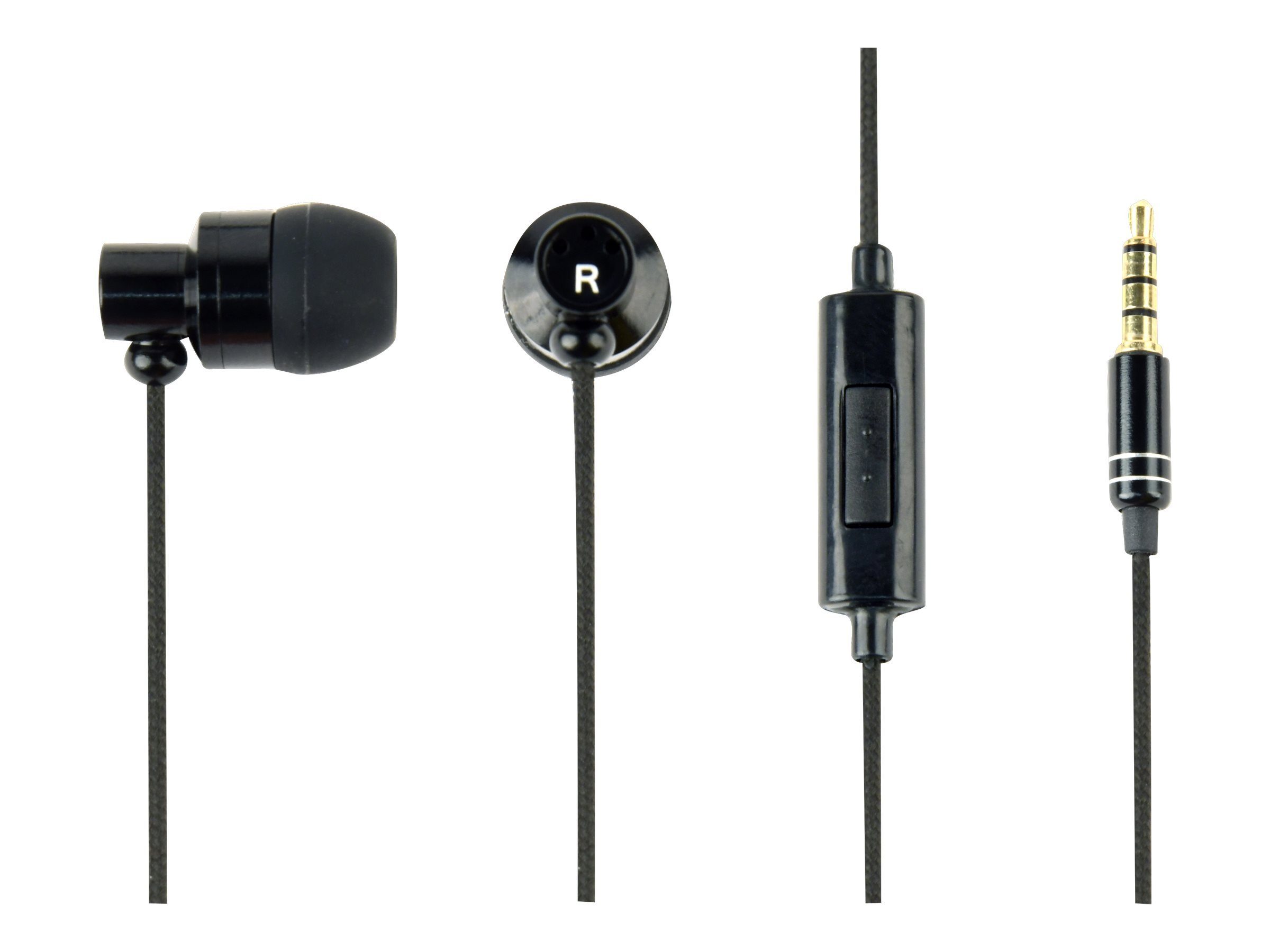 Gembird GEMBIRD Metallkopfhörer mit Mikro "Paris" schwarz Headset