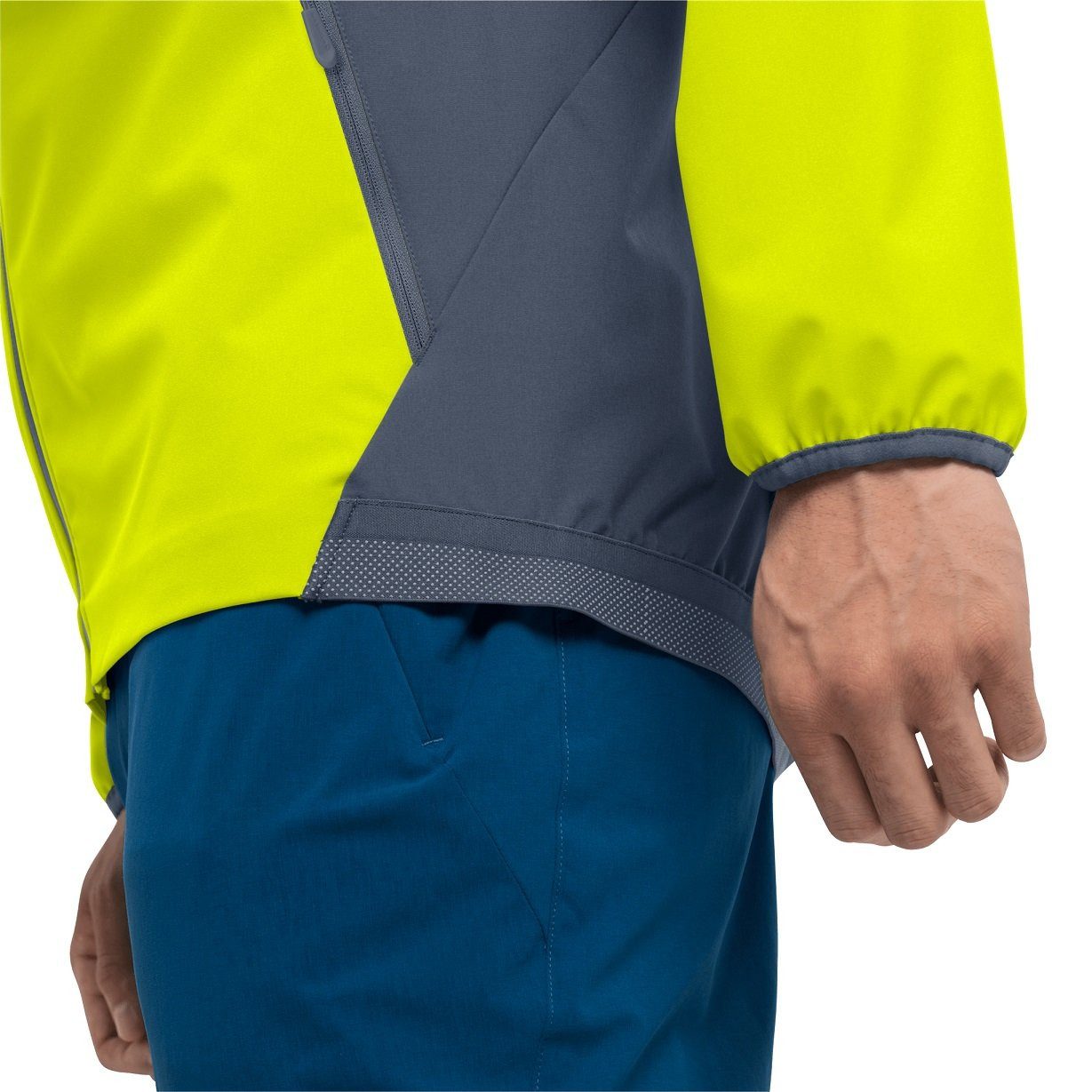 Jack Wolfskin Softshelljacke und Weste Tandem (PFC-Frei) gelb Herren