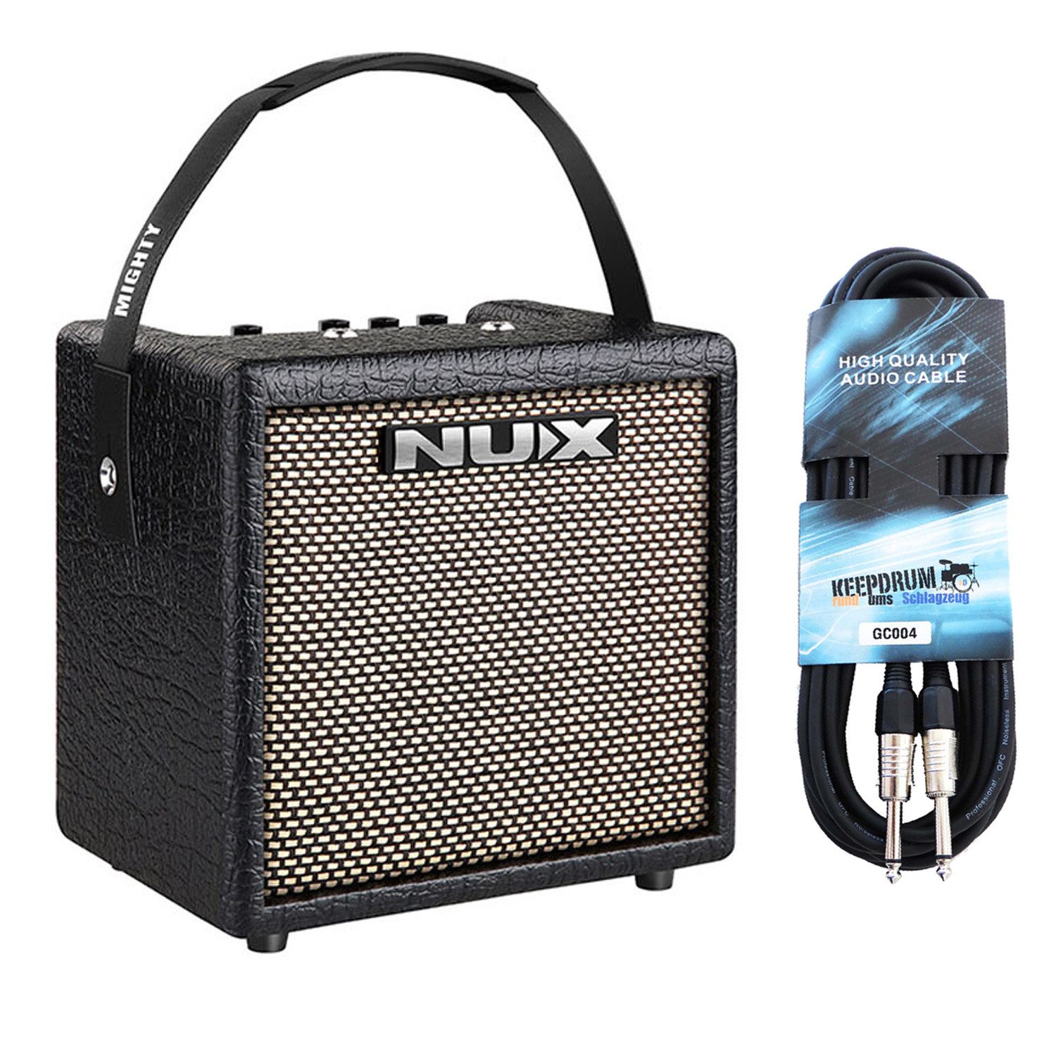 Nux Nux Gitarren-Verstärker Mighty 8BT MK2 mit Kabel Verstärker (Anzahl Kanäle: 2, 8,00 W, mit Klinkenkabel)