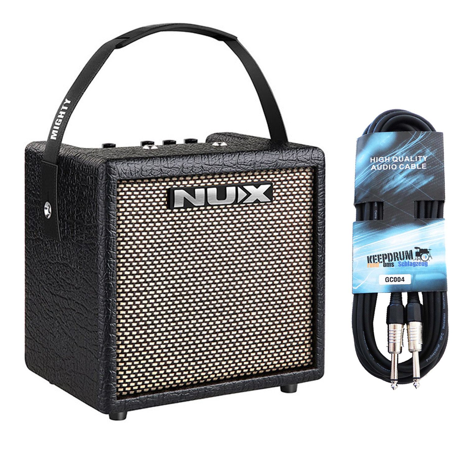 Nux Mighty 8BT MK2 Gitarren Verstärker (Anzahl Kanäle: 2, 8,00 W, mit Klinkenkabel)