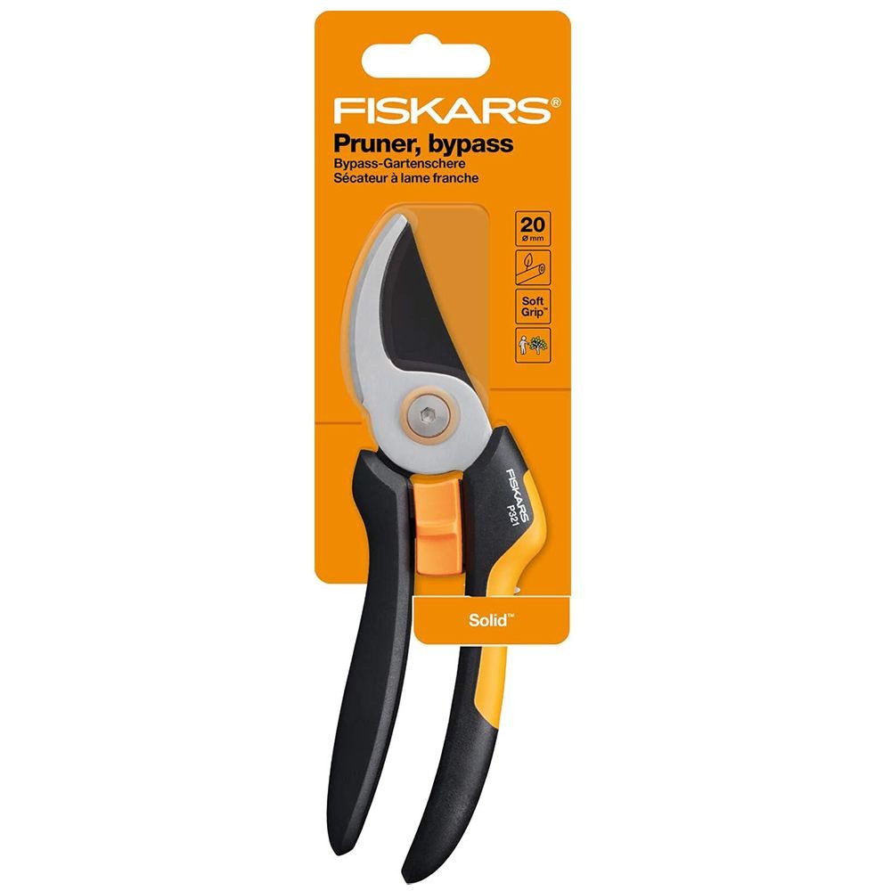 Fiskars Gartenschere Fiskars Solid Bypass Gartenschere M P321 günstig online kaufen