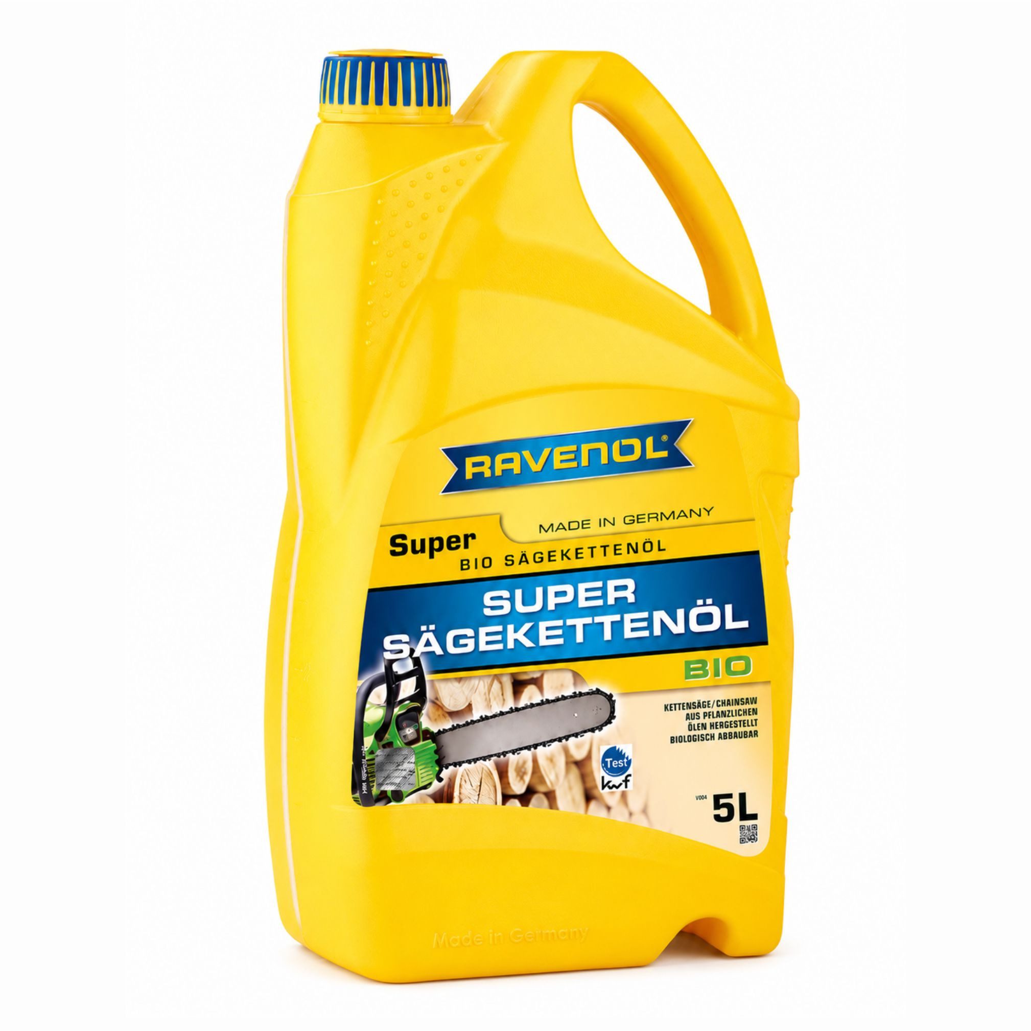 Ravenol Kettensägenöl Super Sägekettenöl 5 Liter, Biologisch abbaubares Haftöl für Motorsägen und Sägeketten