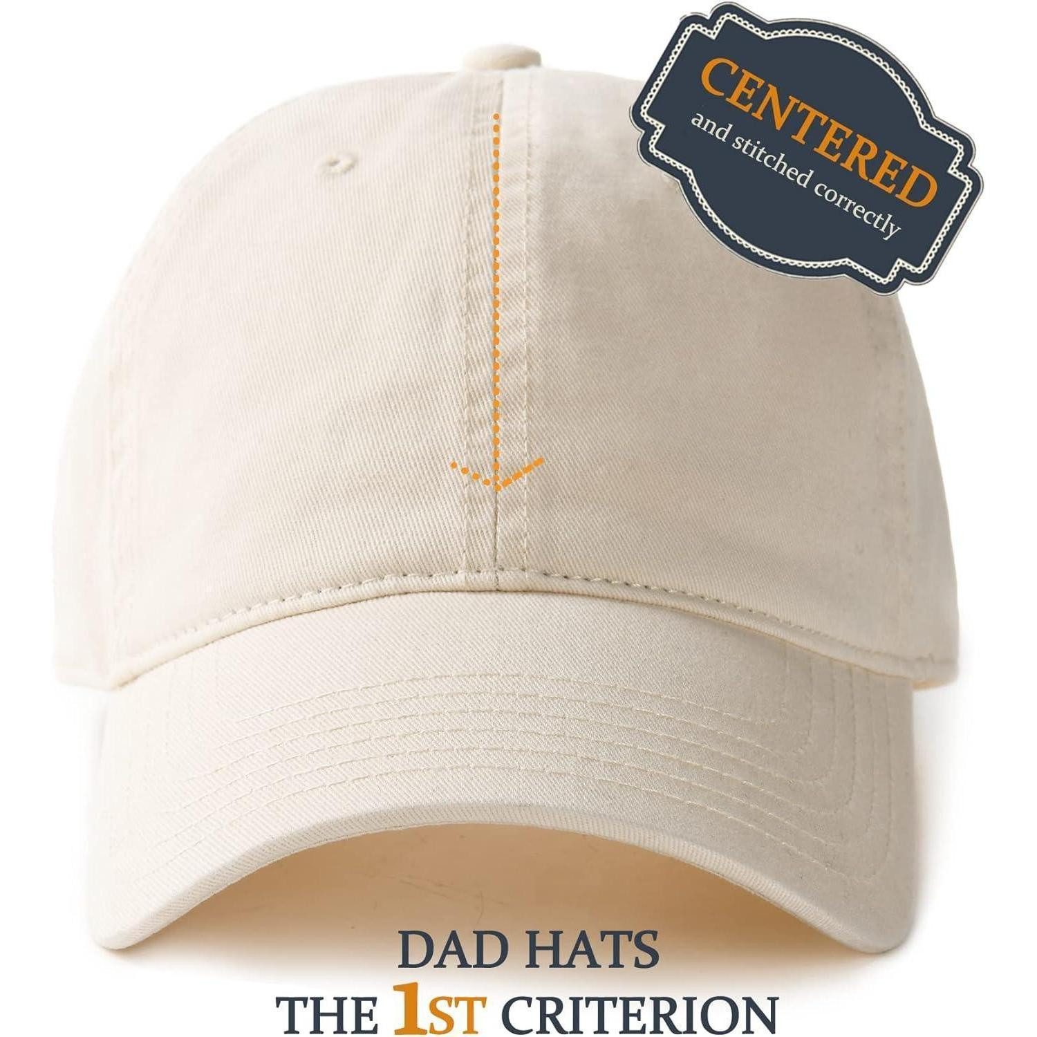LuxusKollektion Baseball Cap Basecap Unisex Herren Damen Baumwolle Verstellbar Beige L