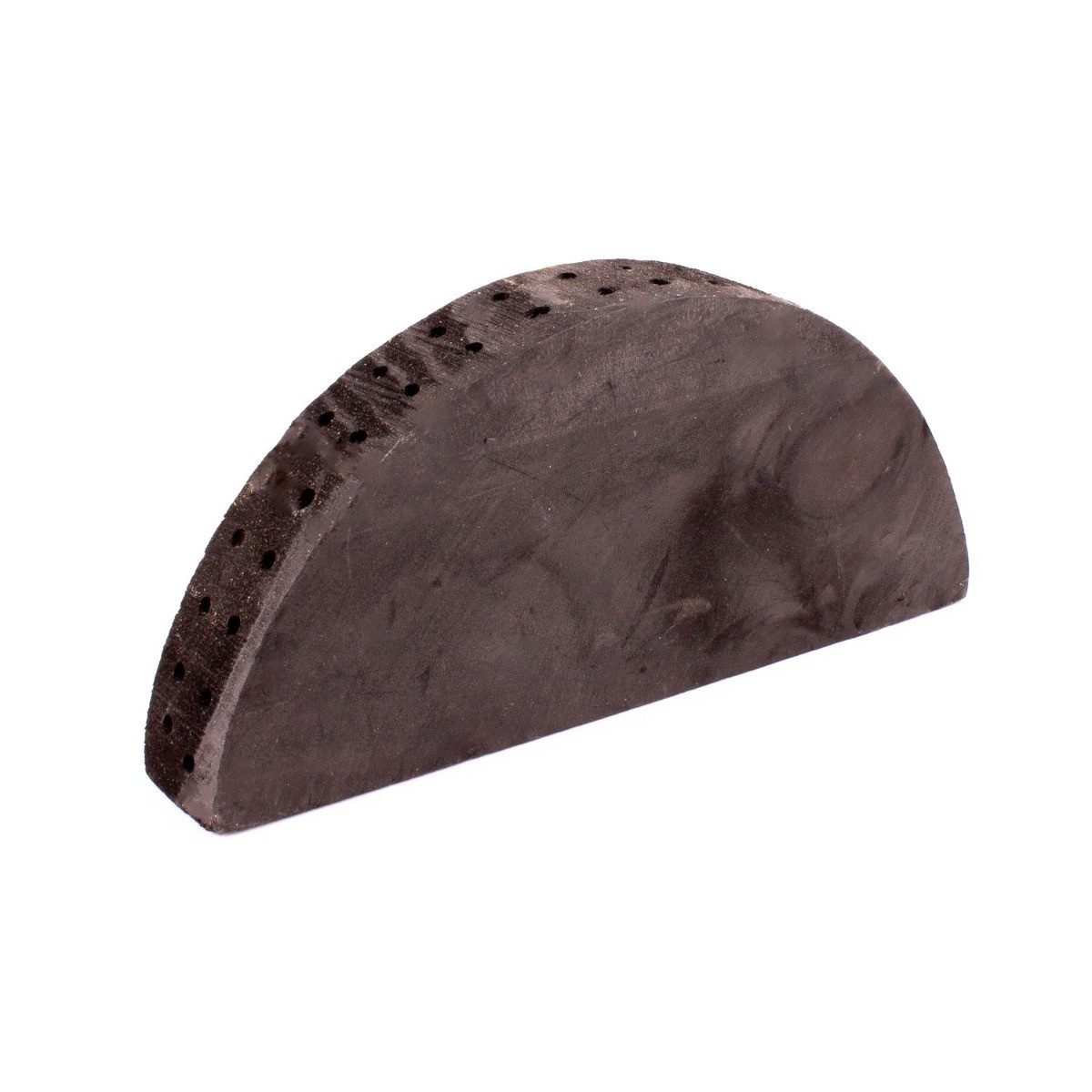 INNA-Glas Dekovase Mikkel für Trockenblumen, 40 Löcher, schwarz, 25x4x11cm