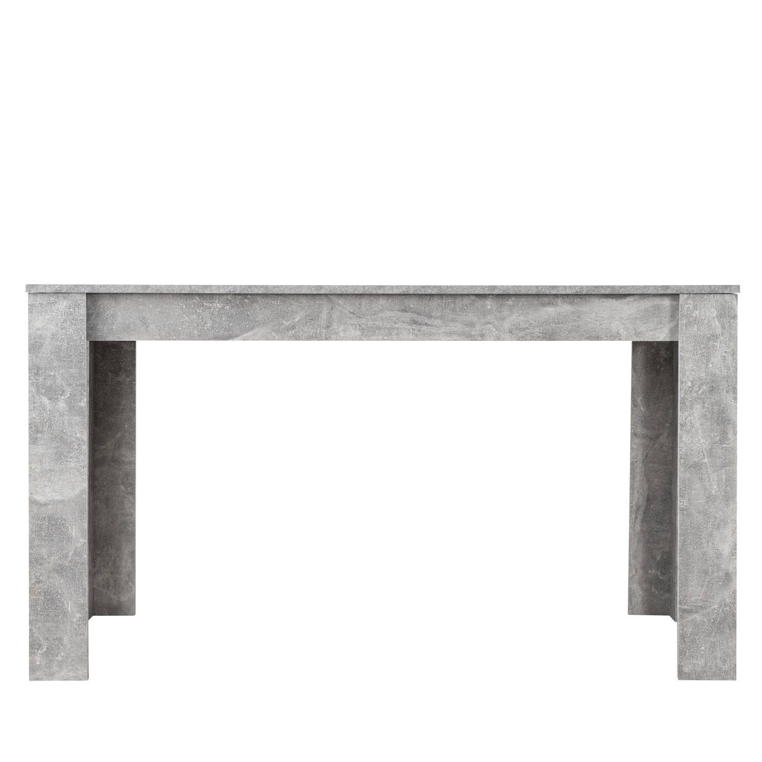 Esszimmertisch grau grau Küchentisch Set) 135x80 Esstisch Holztisch mehrere Farben (kein grau cm | Holz Homestyle4u |