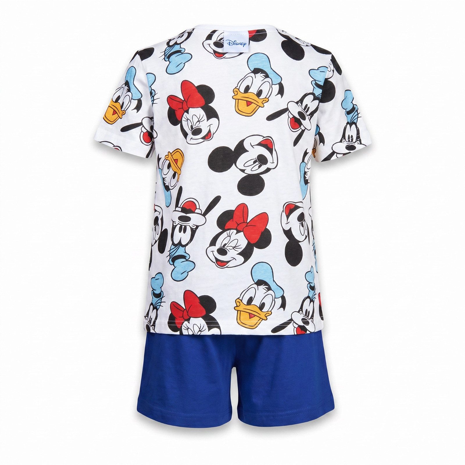 Disney Schlafanzug Disney Mickey Maus Jungen Schlafanzug Pyjama Shirt Shorts (1 tlg) Gr. 98 bis 128 - 100% Baumwolle