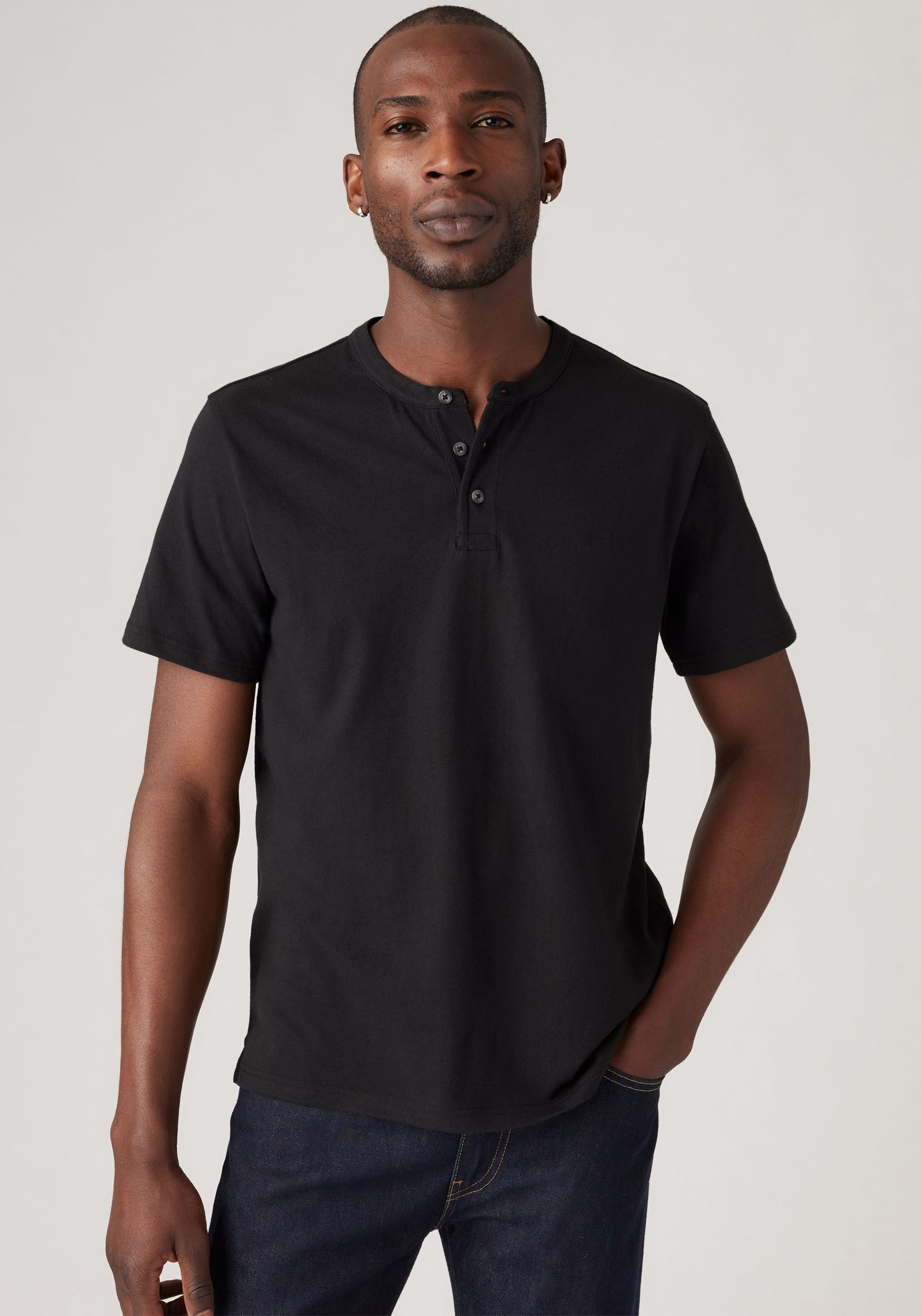 Levi's® Henleyshirt mit Logo Stickerei günstig online kaufen