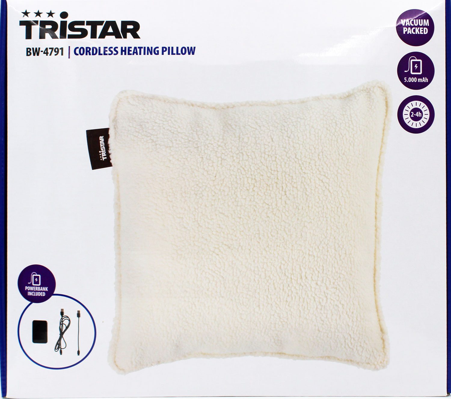 Tristar Wärmekissen Tristar BW-4791 Kabelloses Wärmekissen 45x45cm